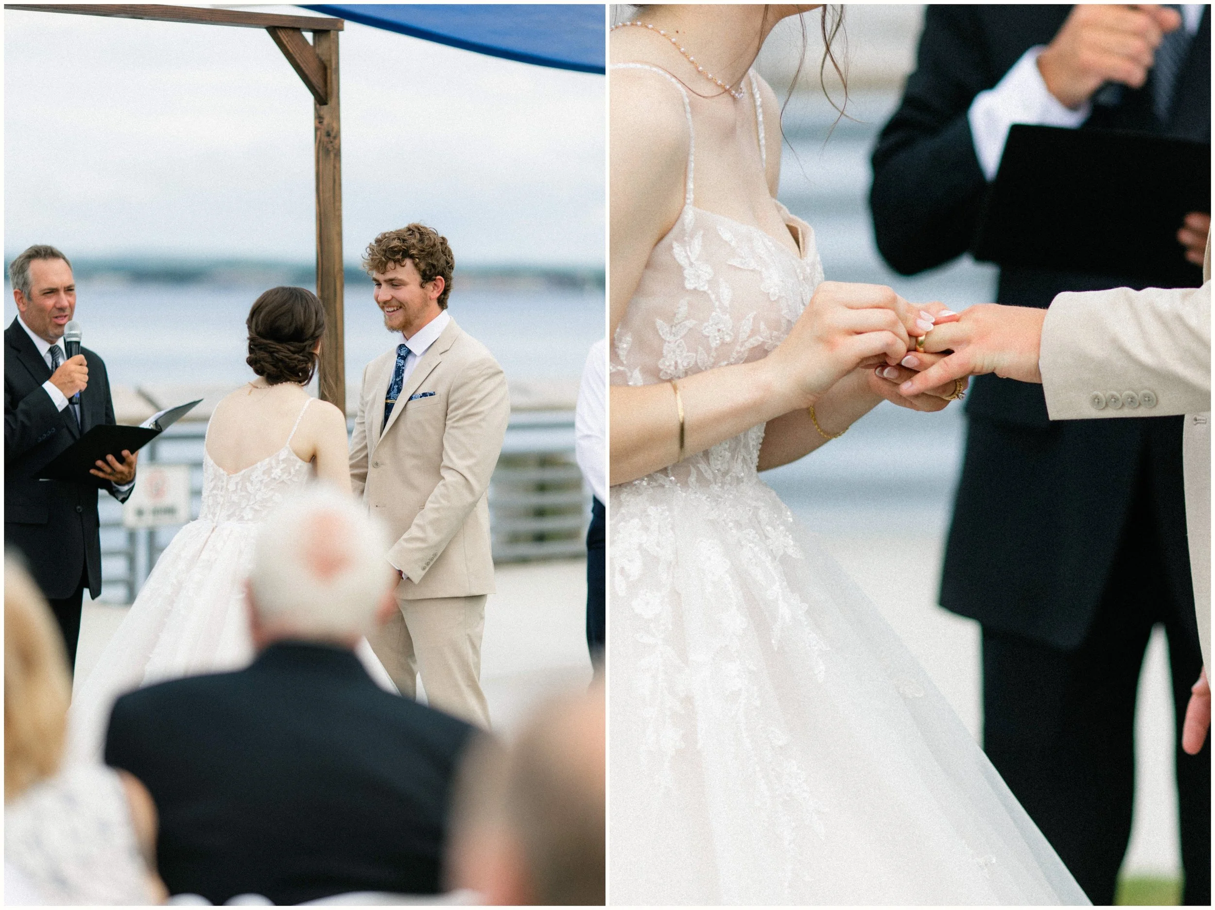 discovery pier wedding