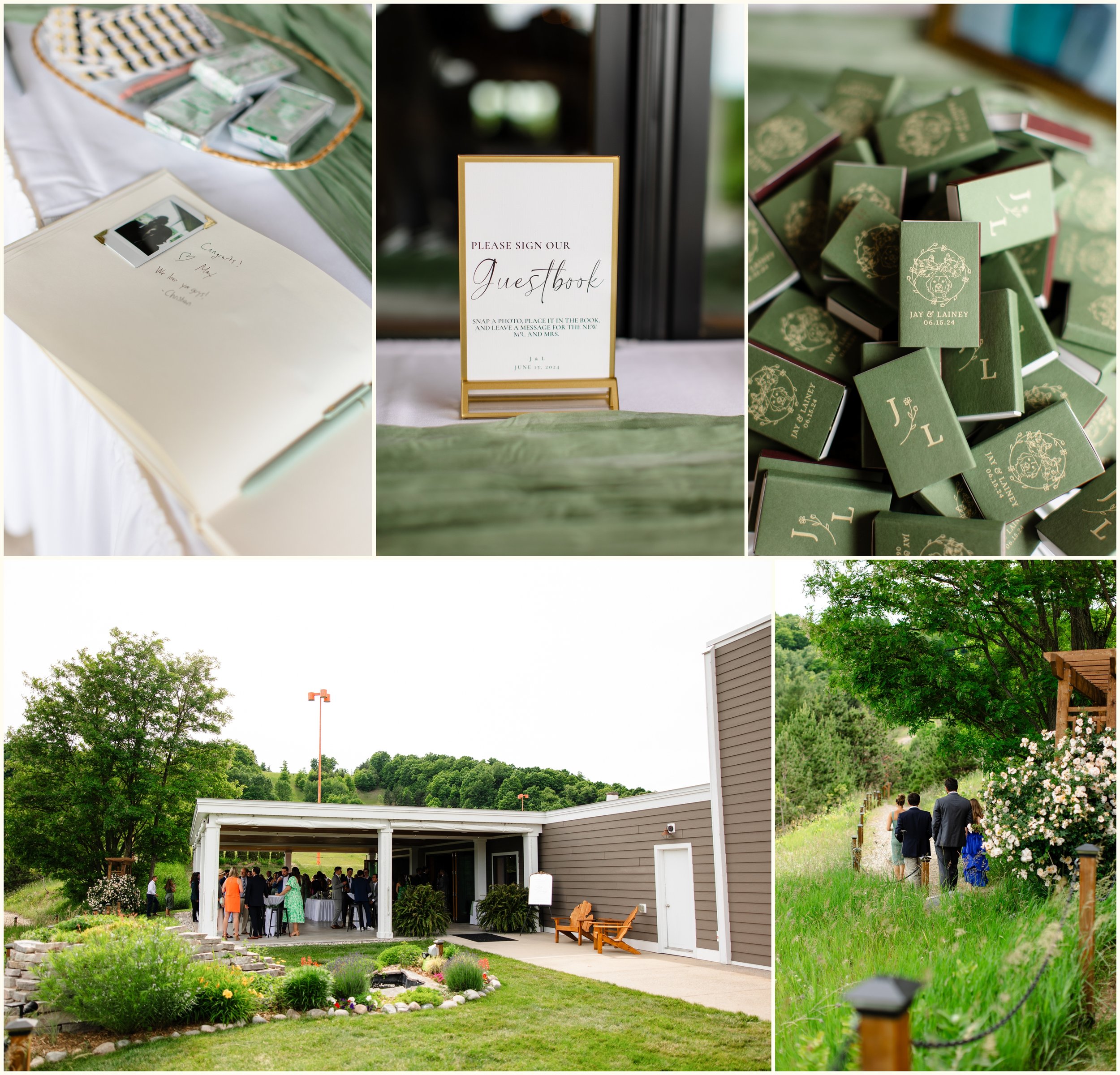 traverse city wedding details