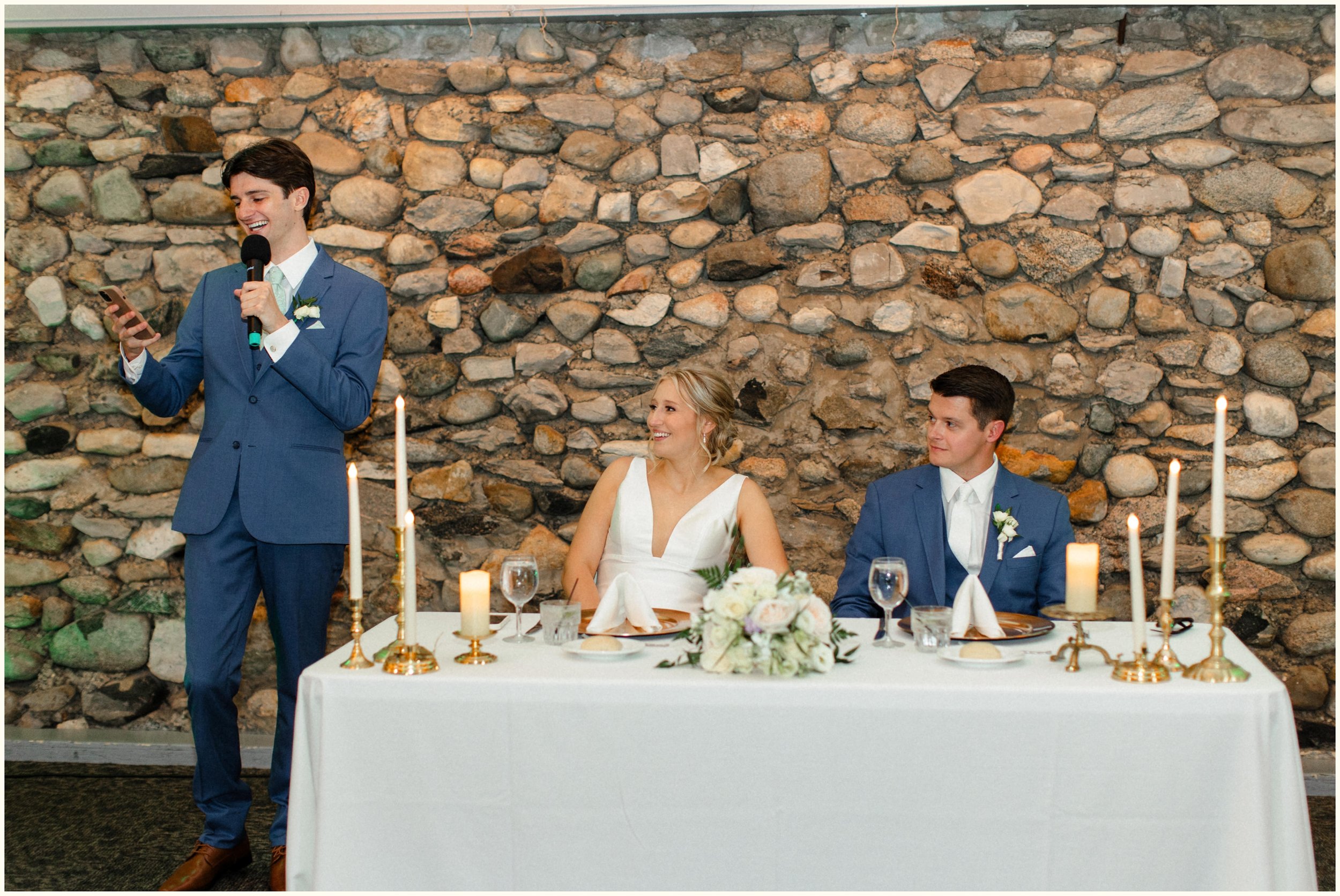 candid wedding reception photos