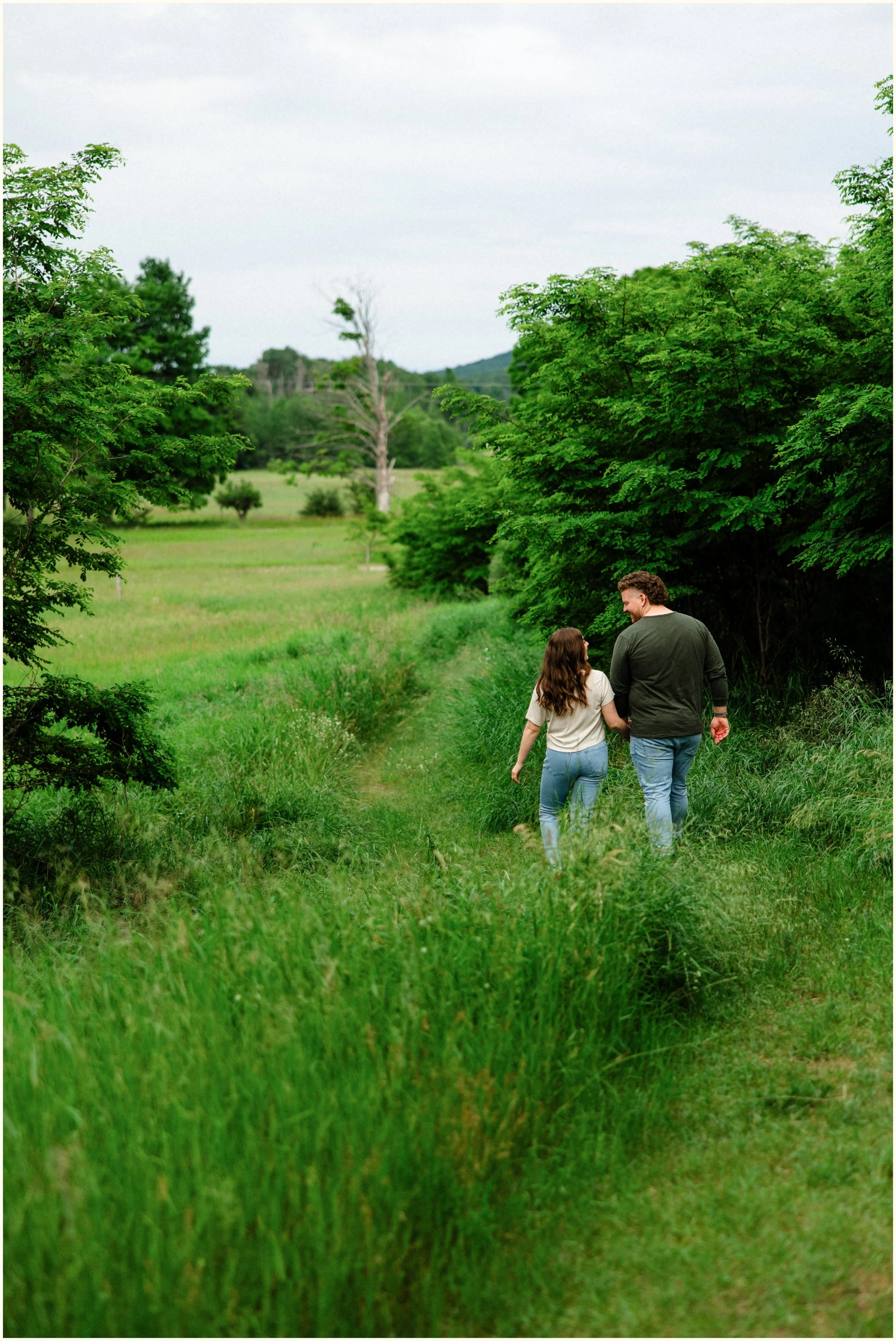 Walking Engagement Photos