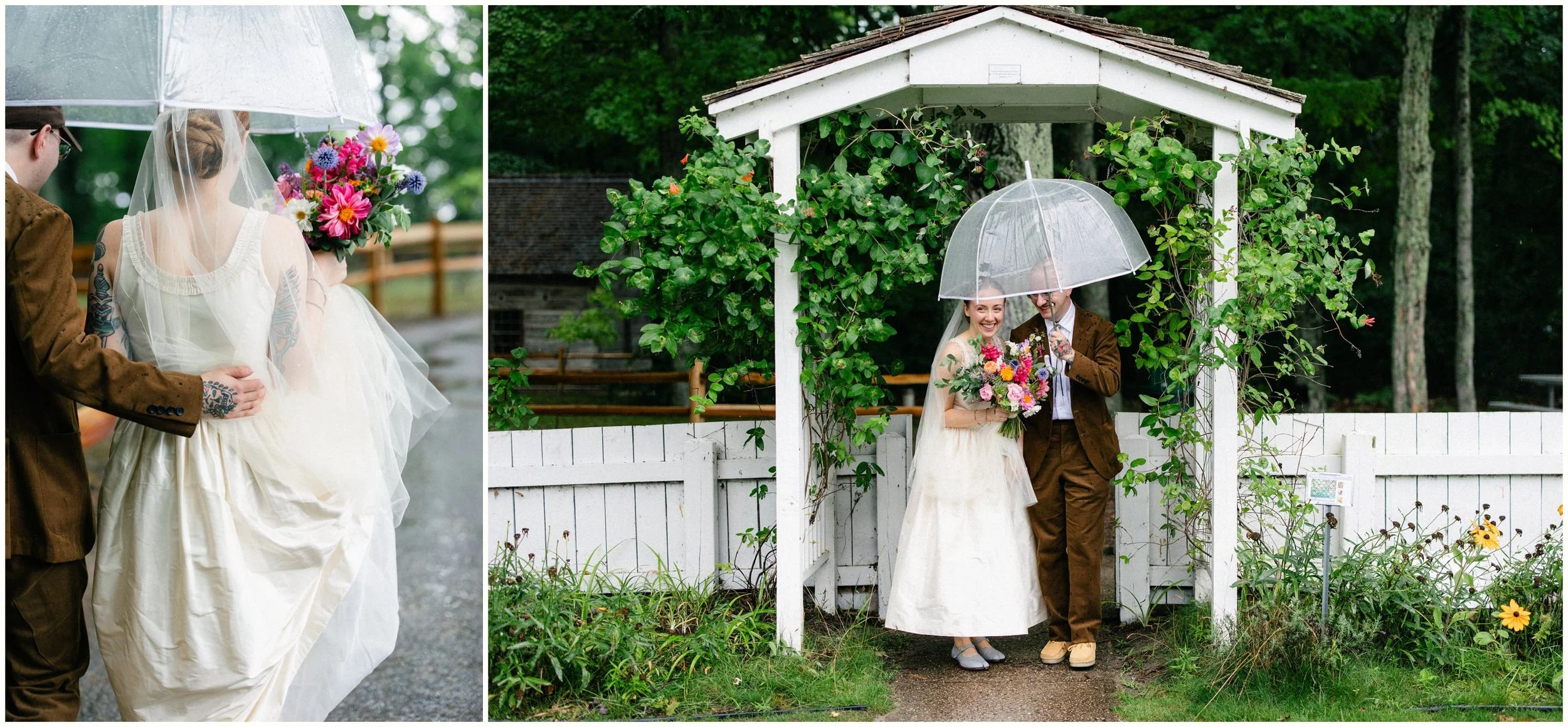 Old Mission Rainy Wedding