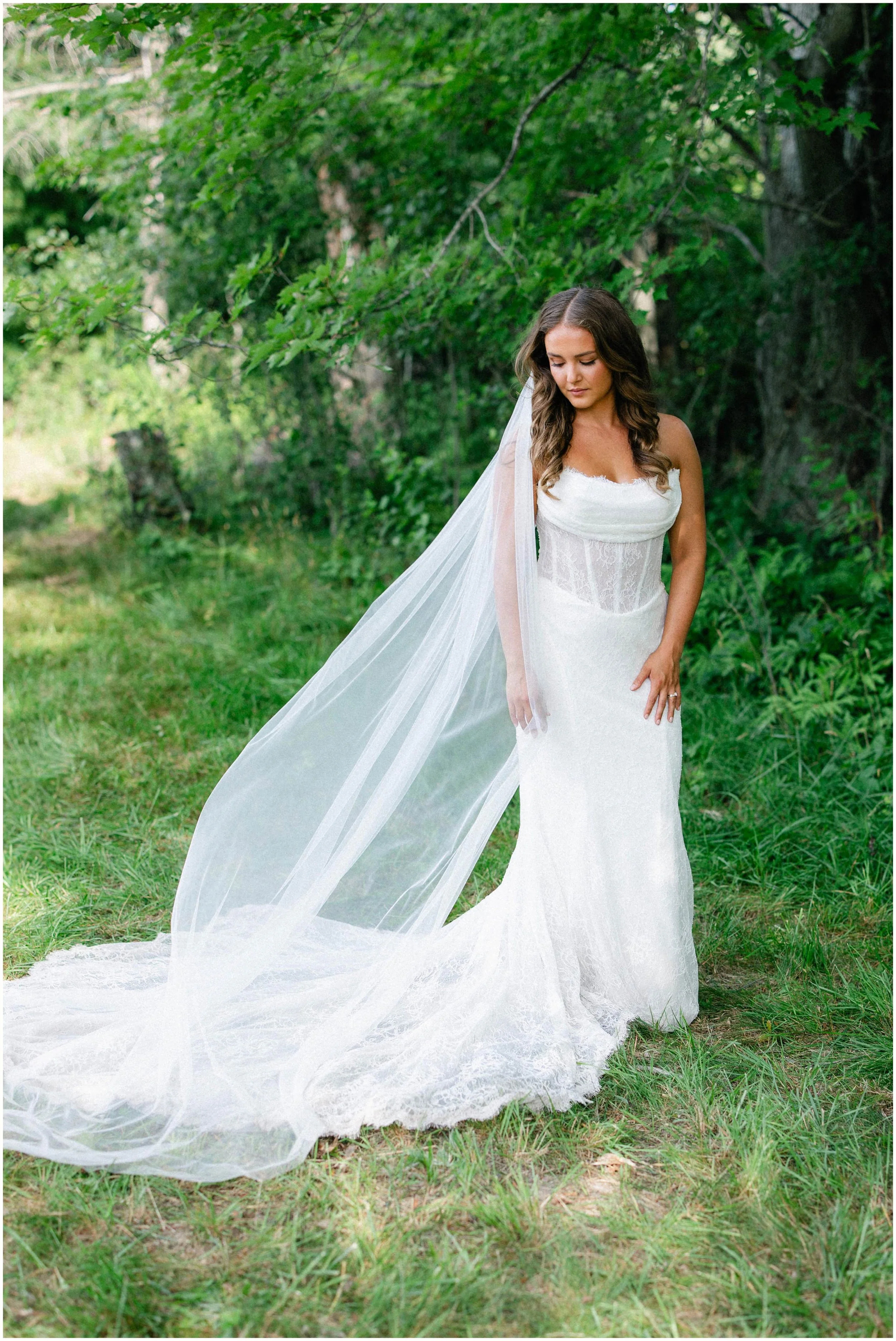 Two different bridal looks
