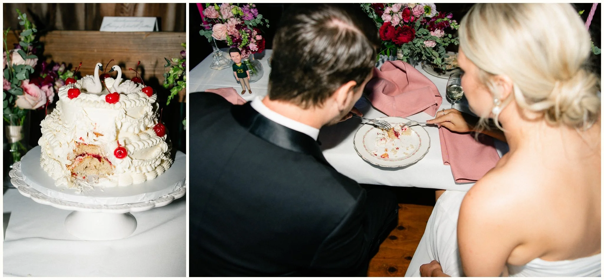 candid wedding reception