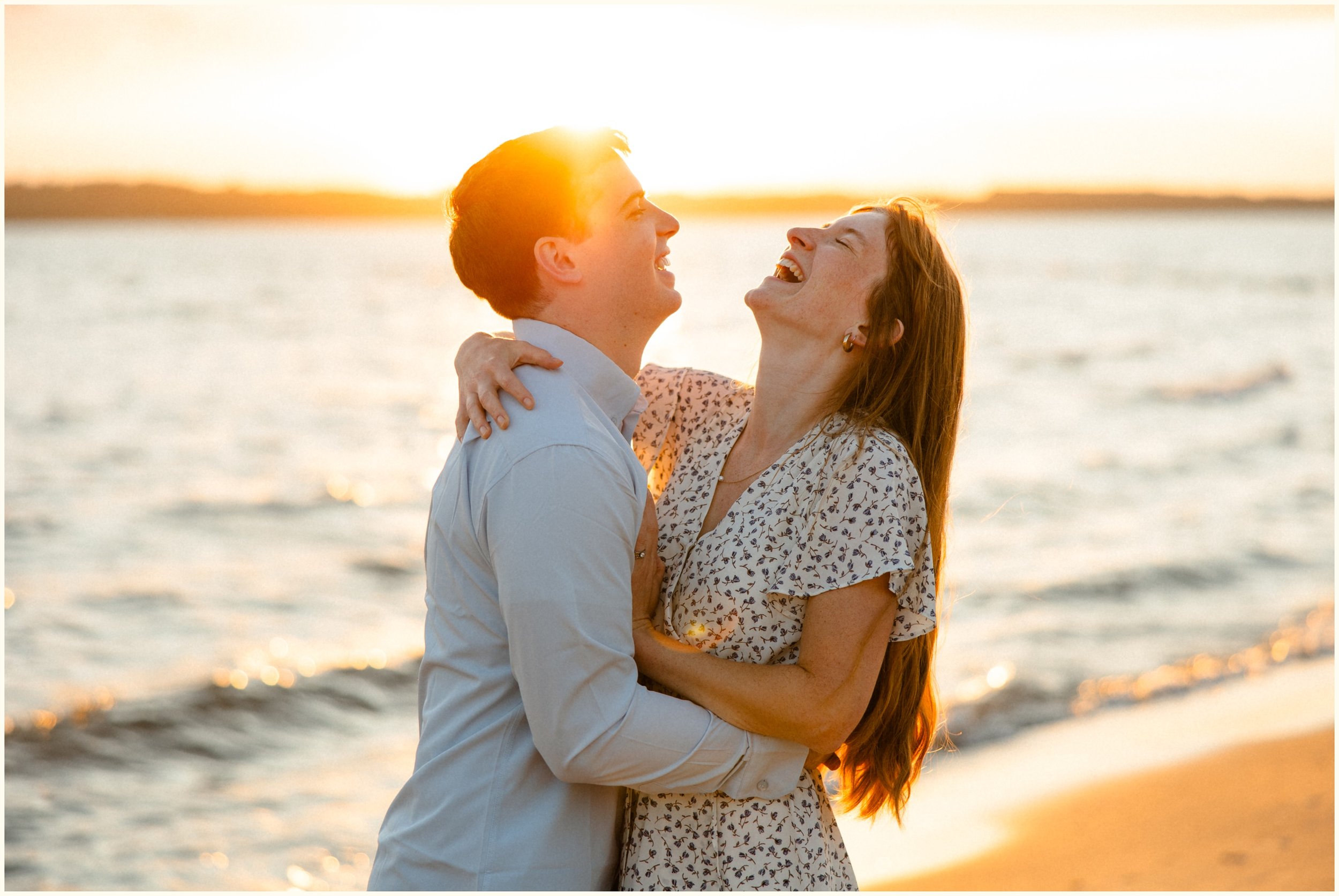 golden hour couples portraits
