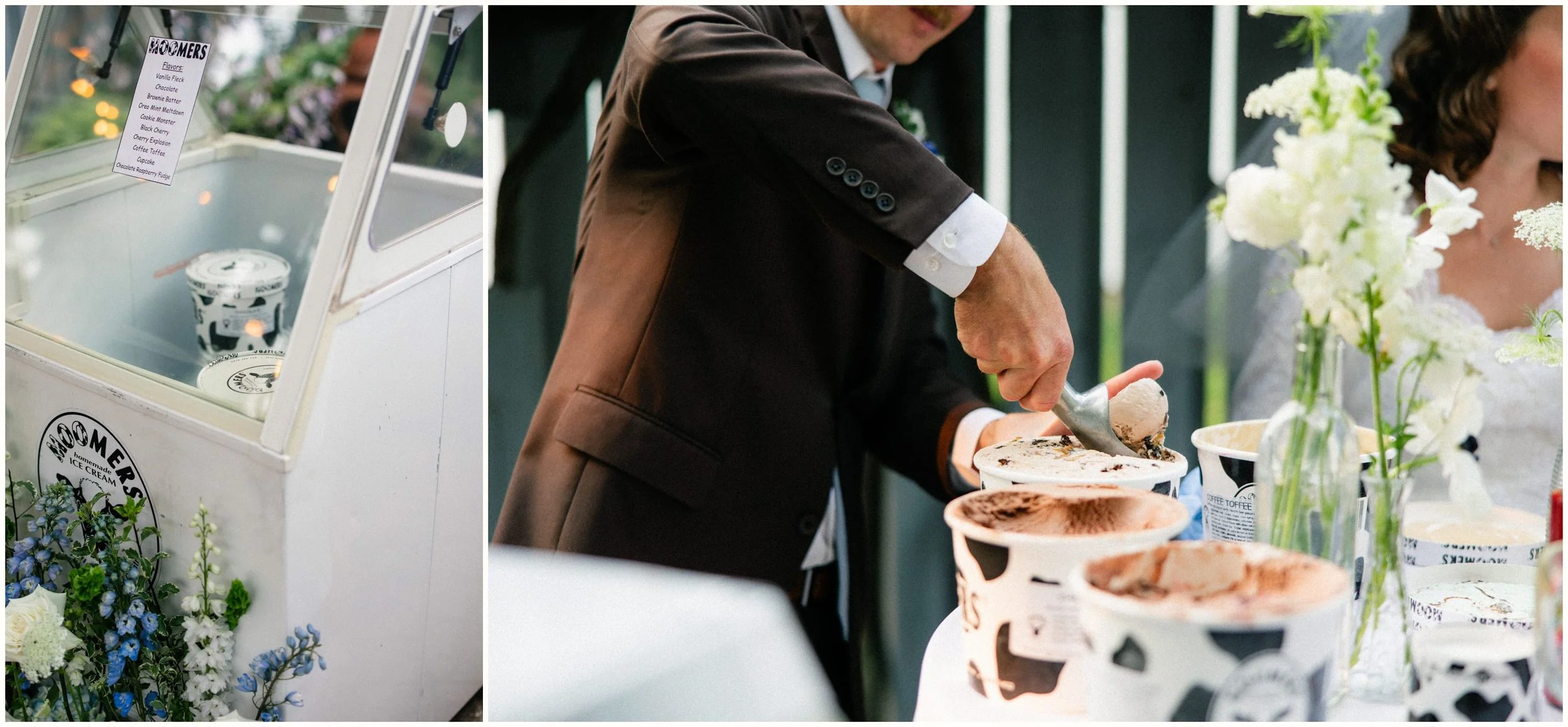 moomers ice cream wedding 