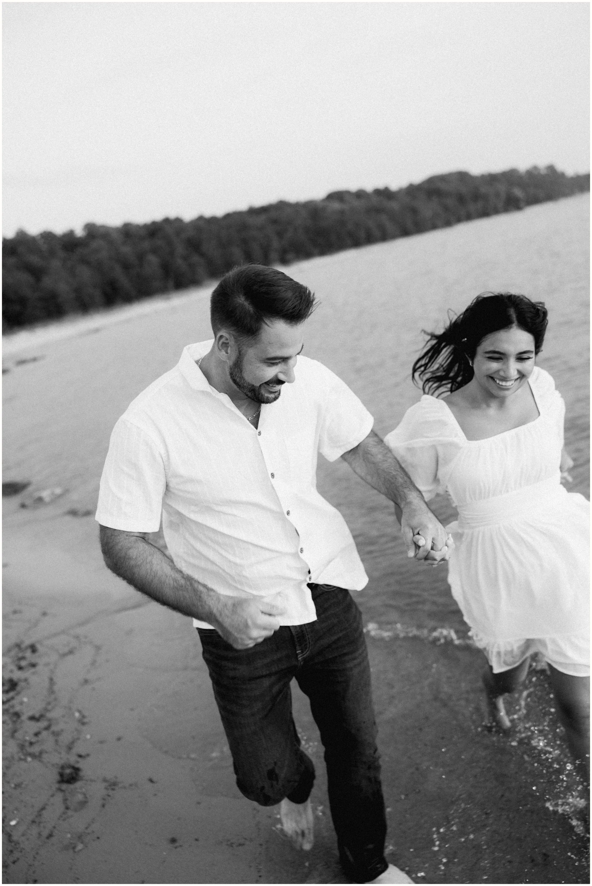 Romantic Candid Engagement Photos