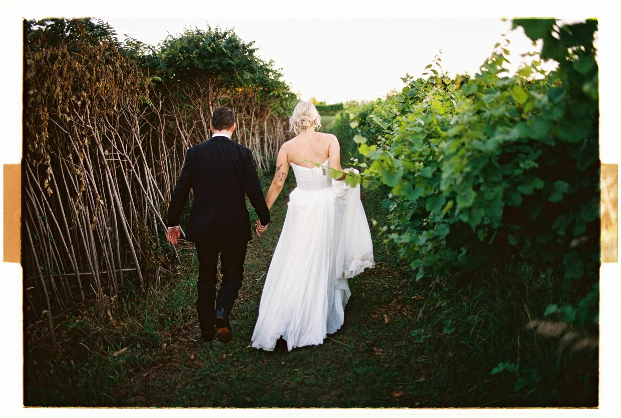 film wedding portraits