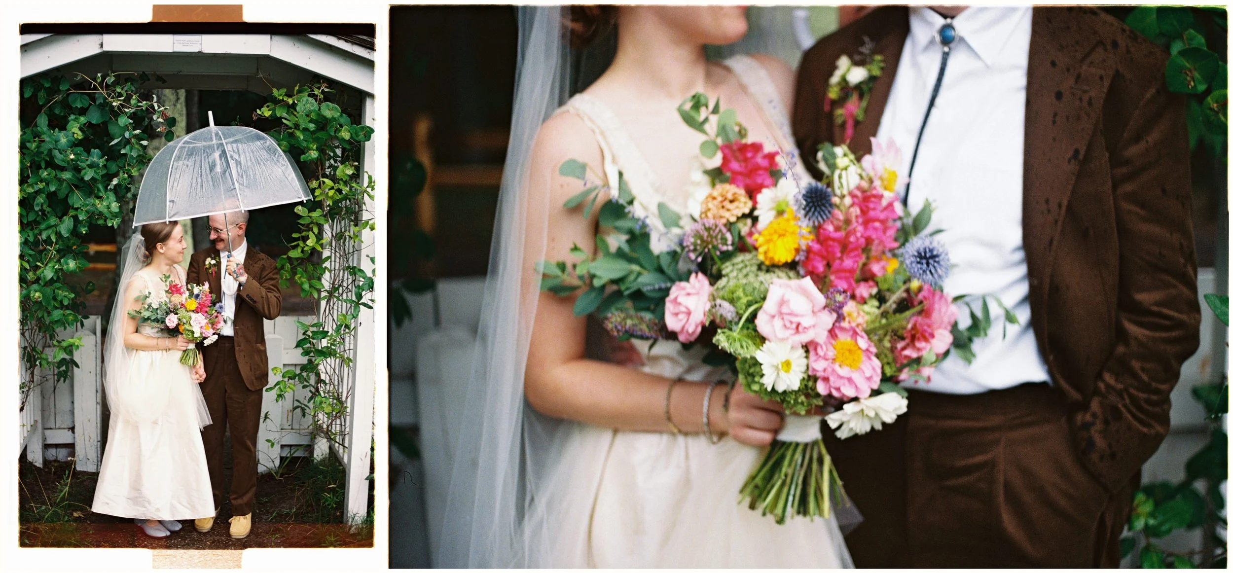 Old Mission Film Wedding Portraits