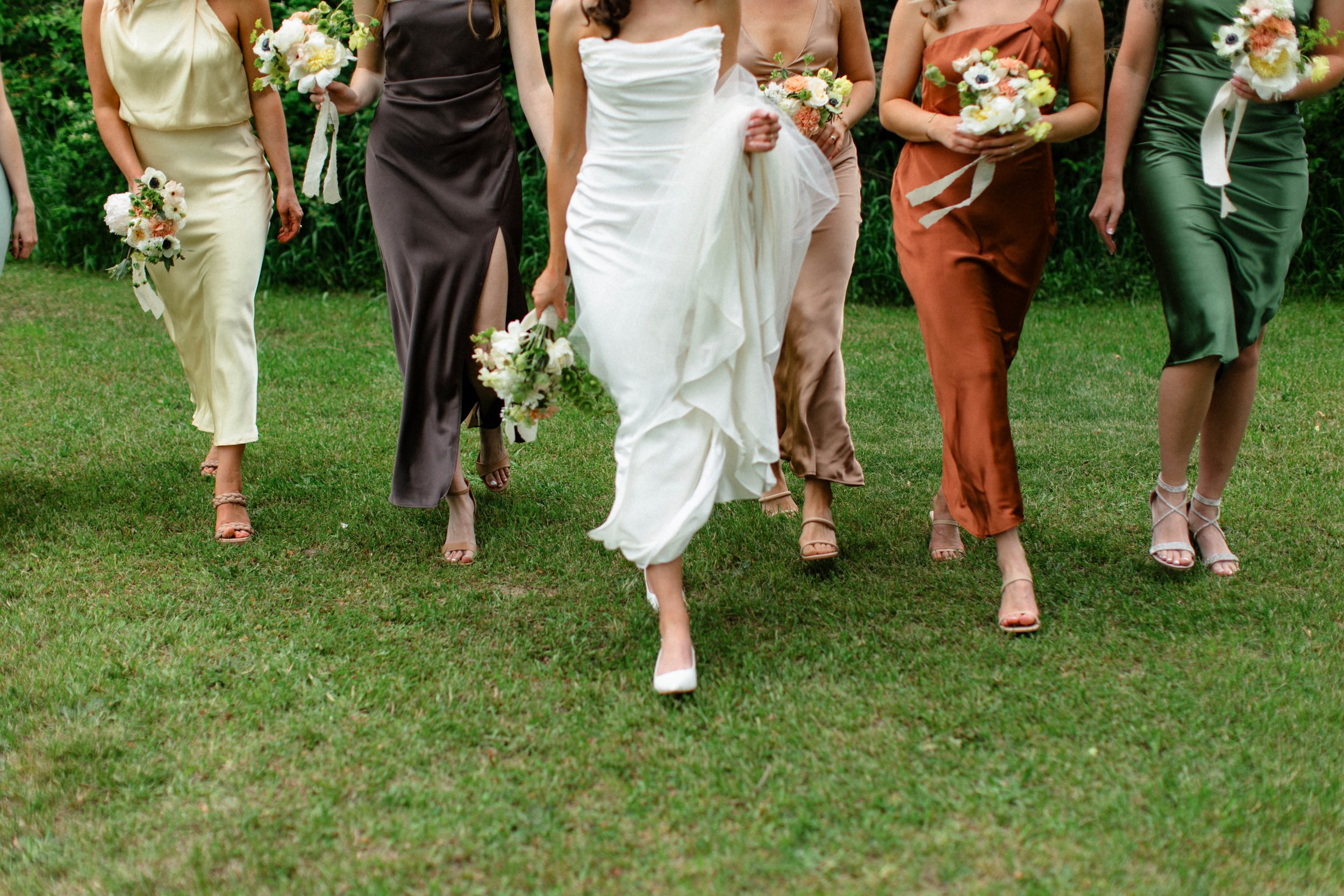 Satin Bridesmaid Dresses
