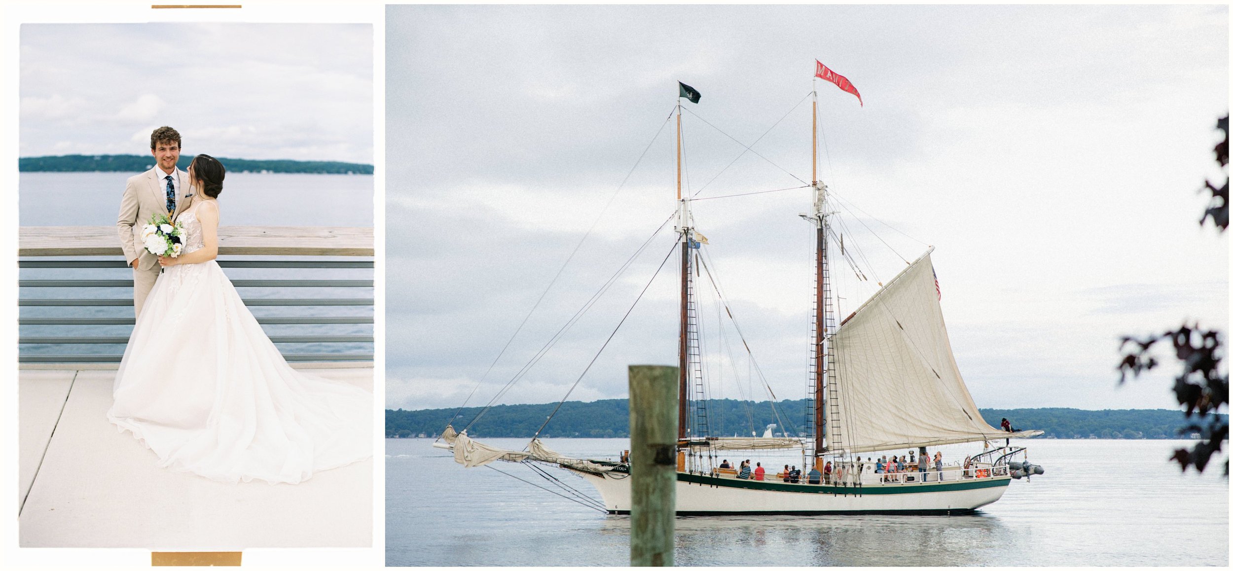 traverse city bay wedding