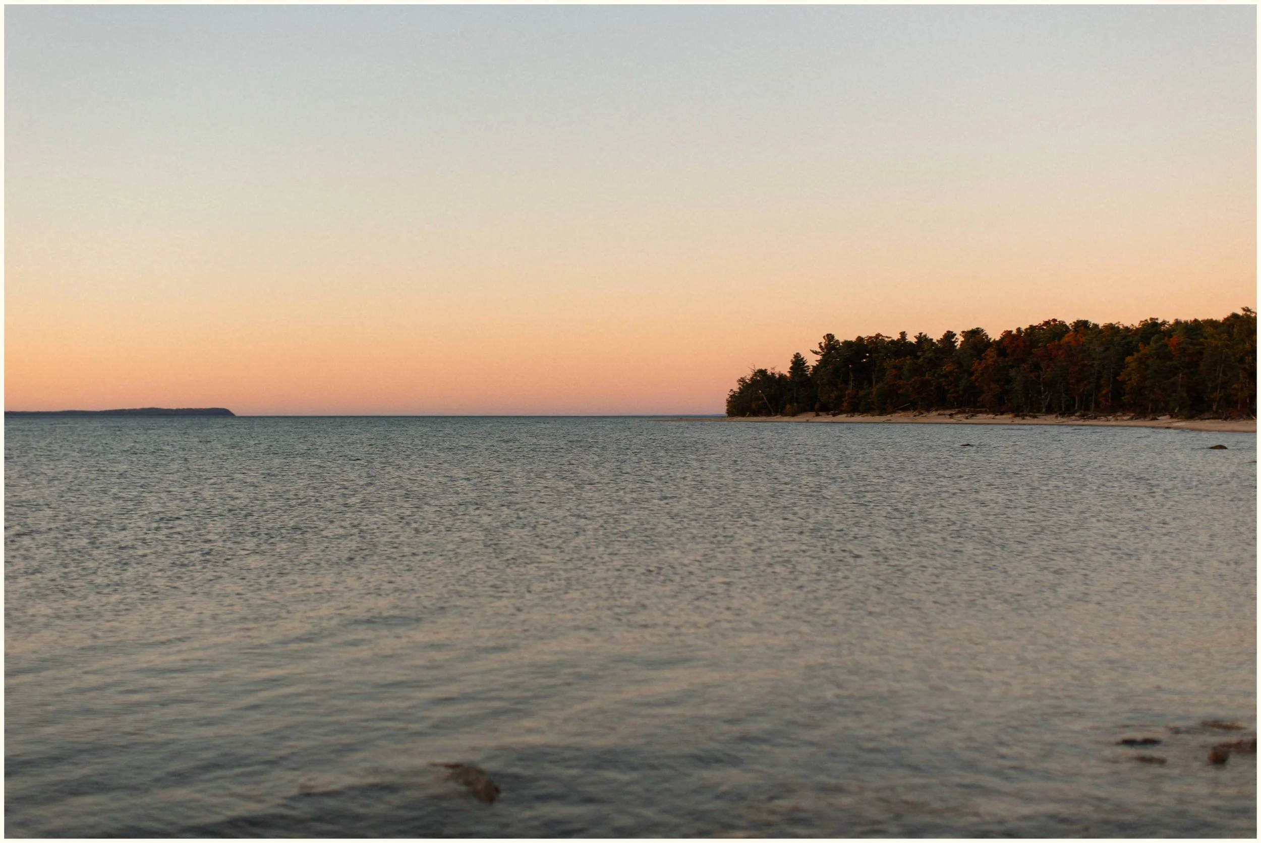 northern michigan sunset