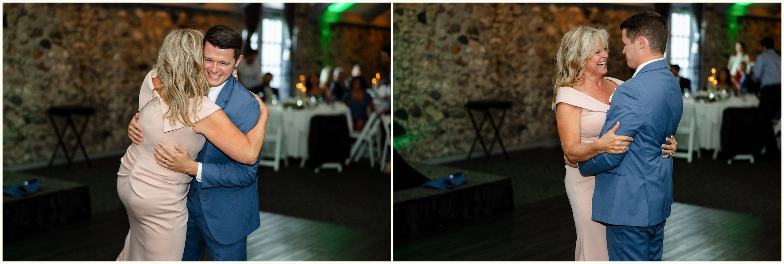 candid michigan wedding reception