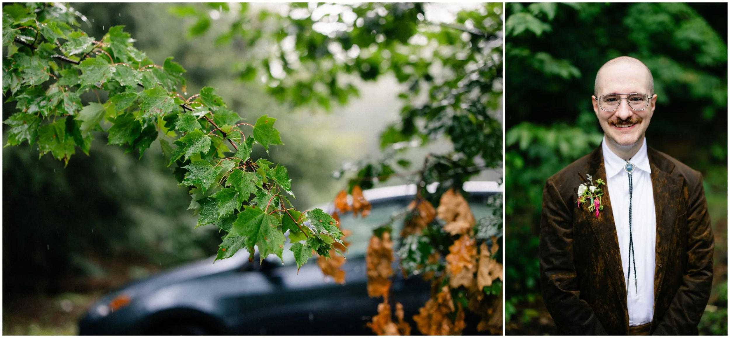 Groom Portraits rainy day