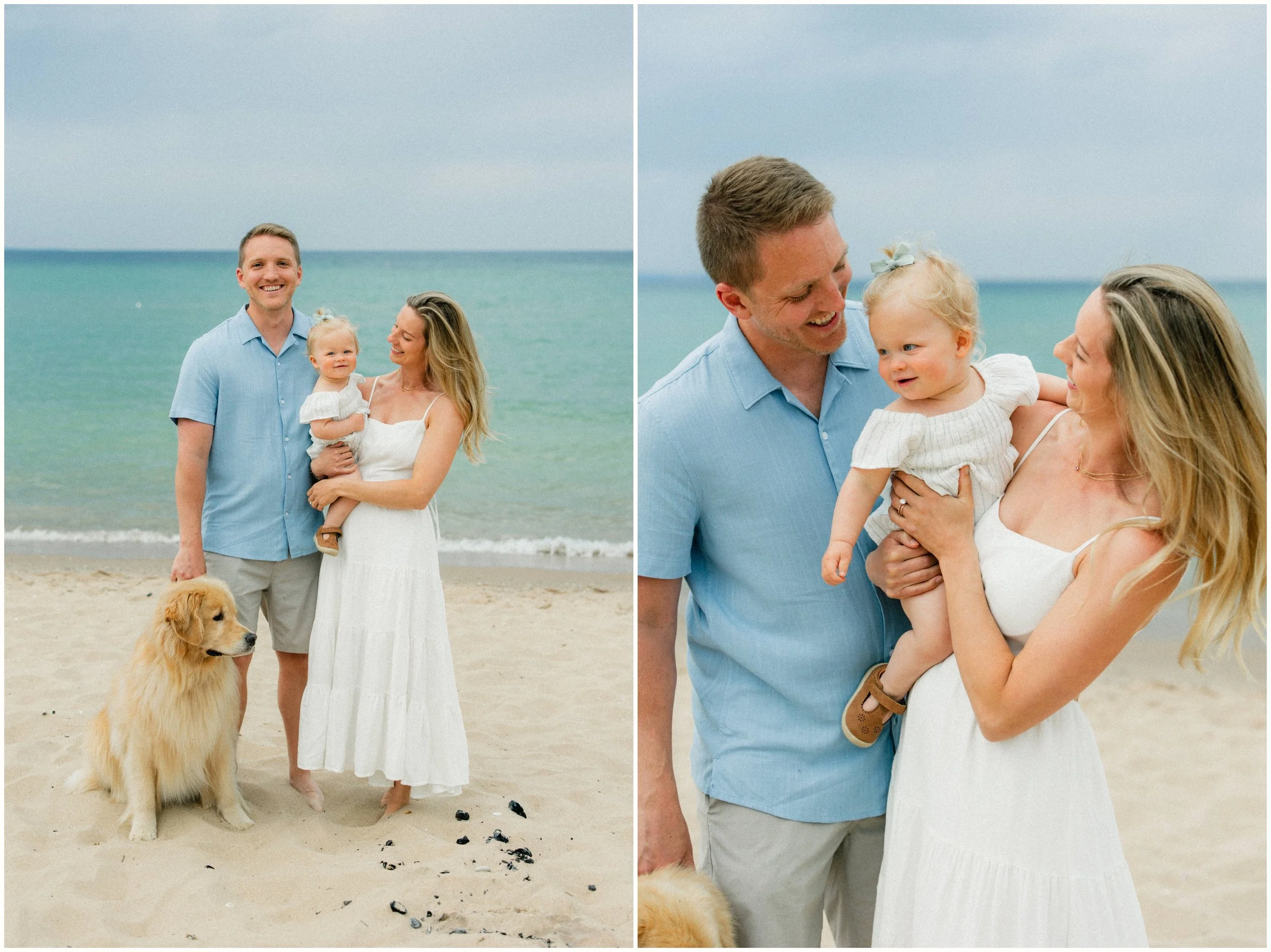 traverse city beach family photo session