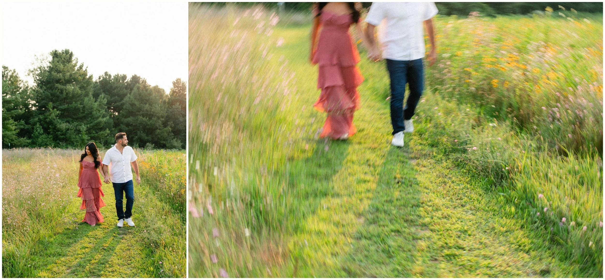 Romantic engagement photography