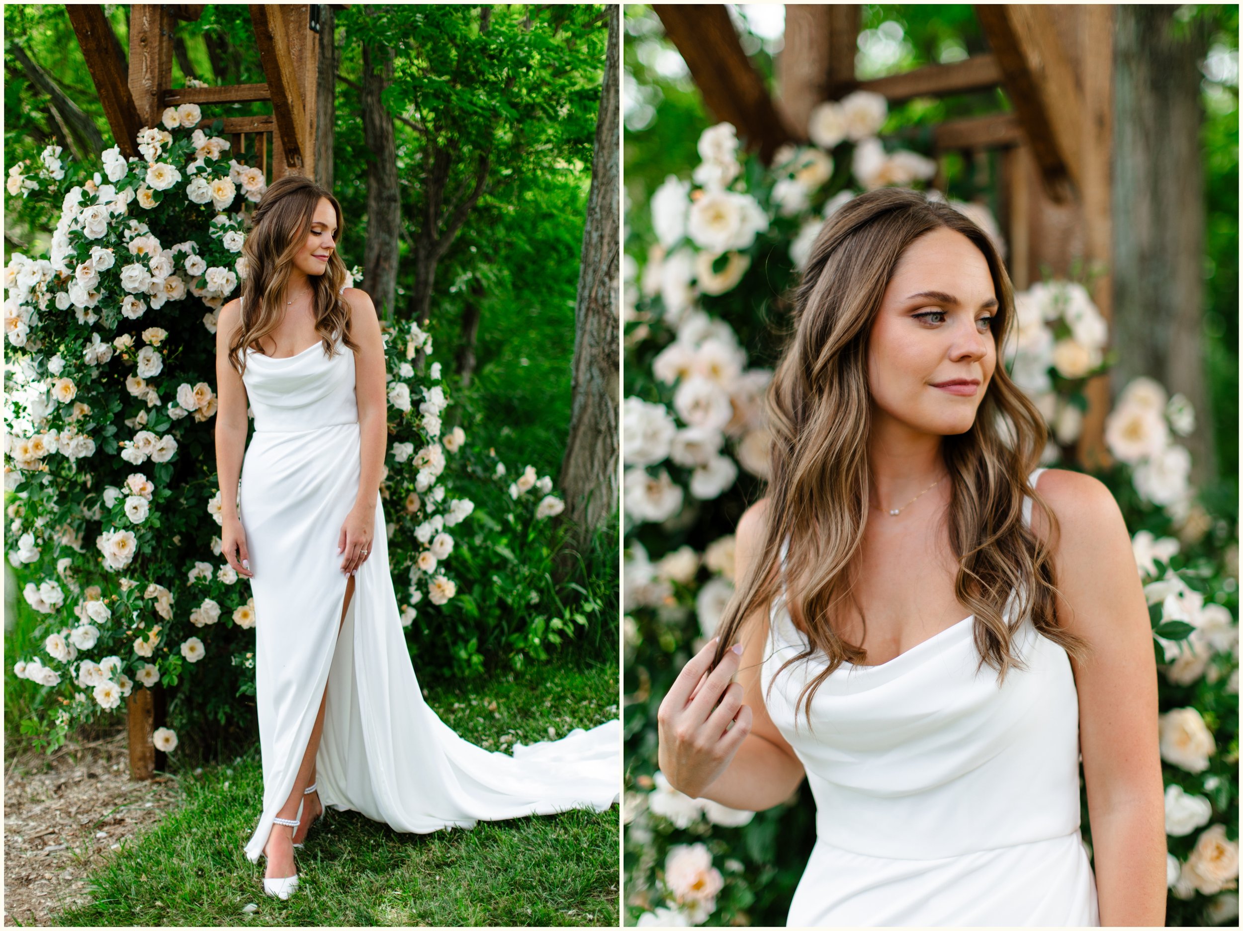 romantic bridal portraits
