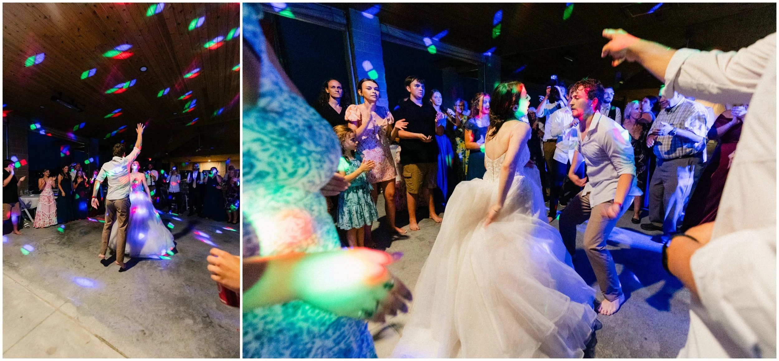 wedding reception dancing late night