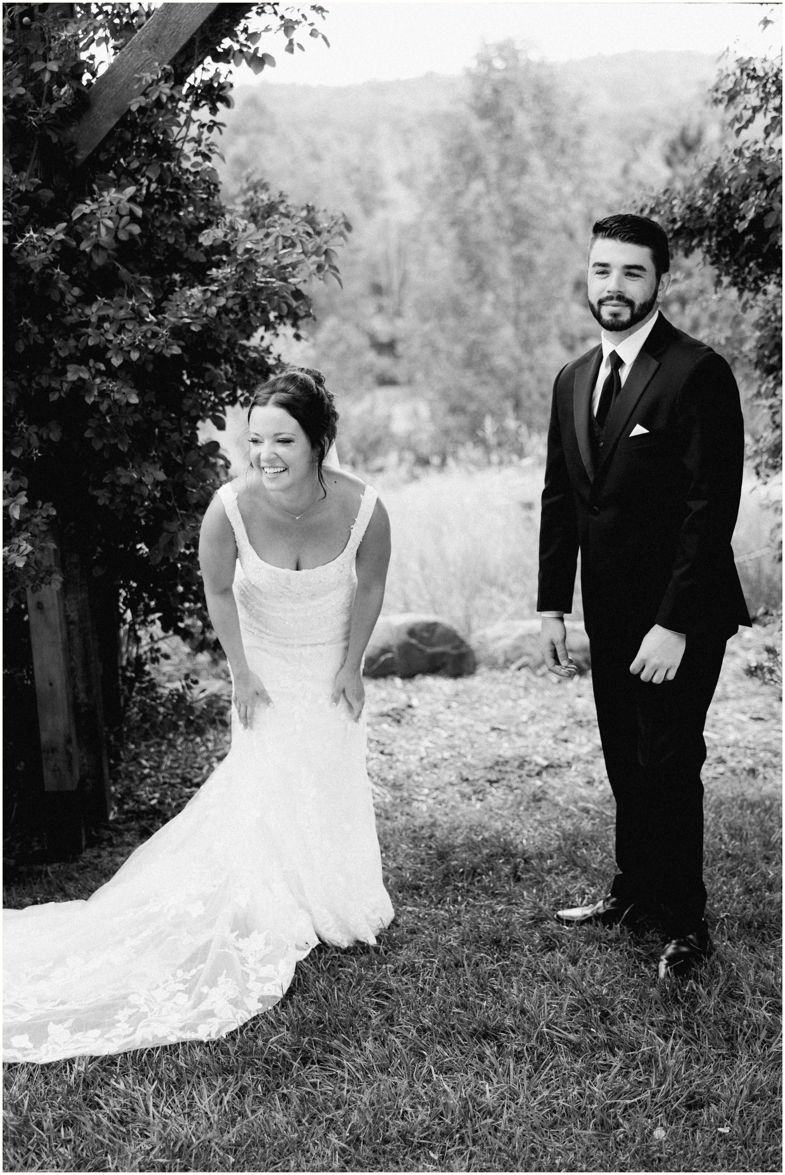 black and white wedding photography northern michigan