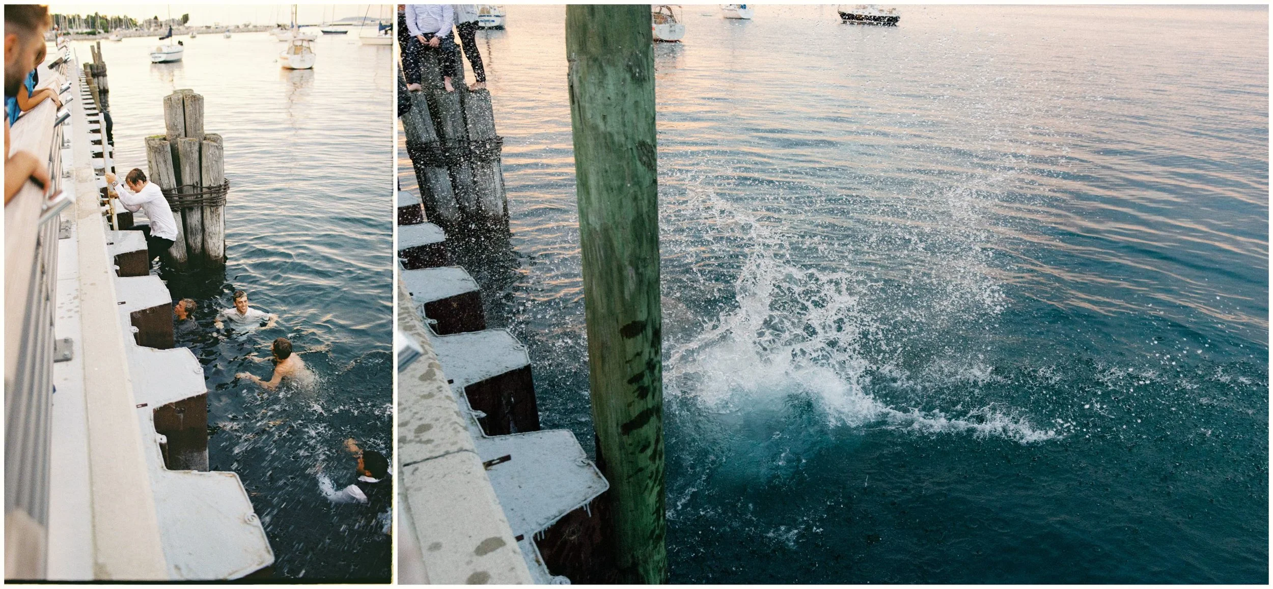 traverse city pier wedding reception