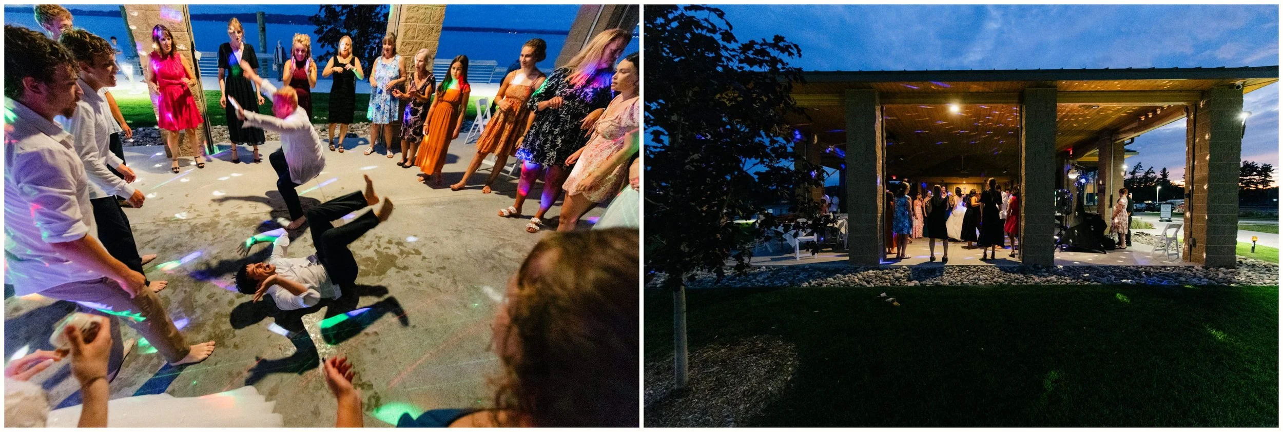 late night wedding reception