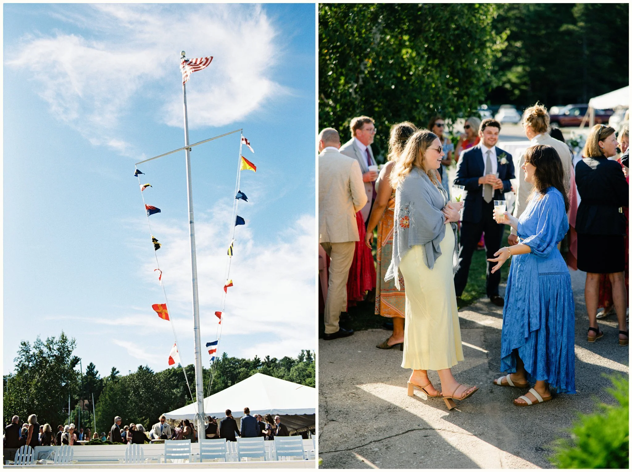 yacht club wedding reception