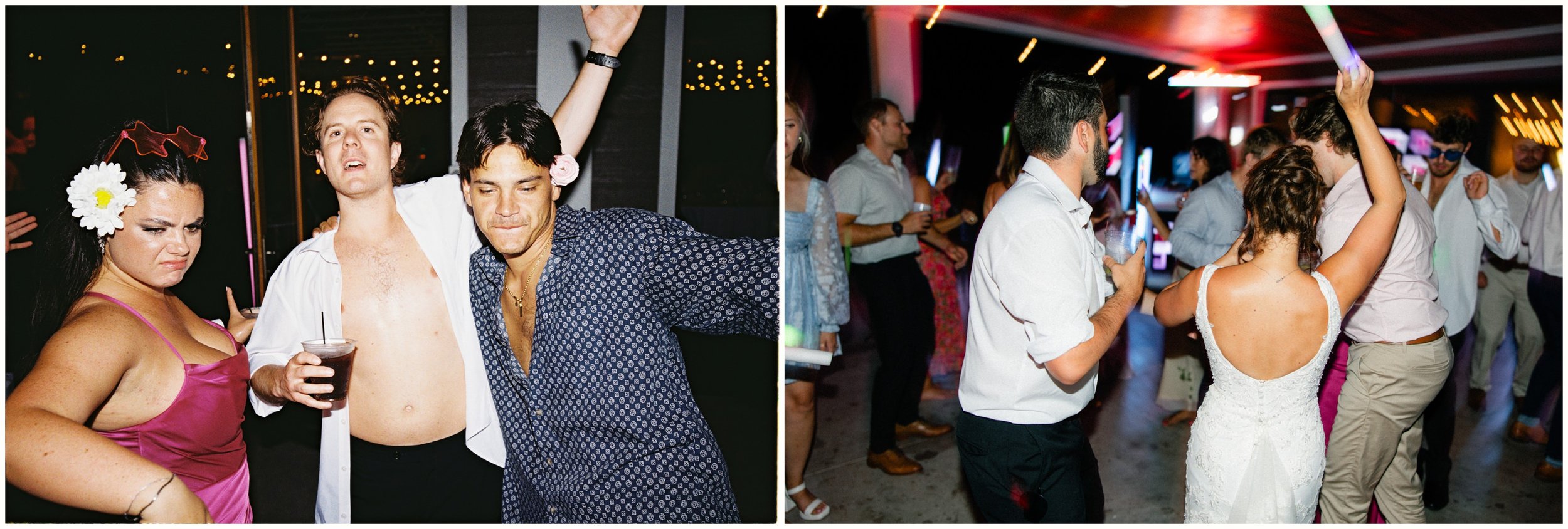 late night wedding candids