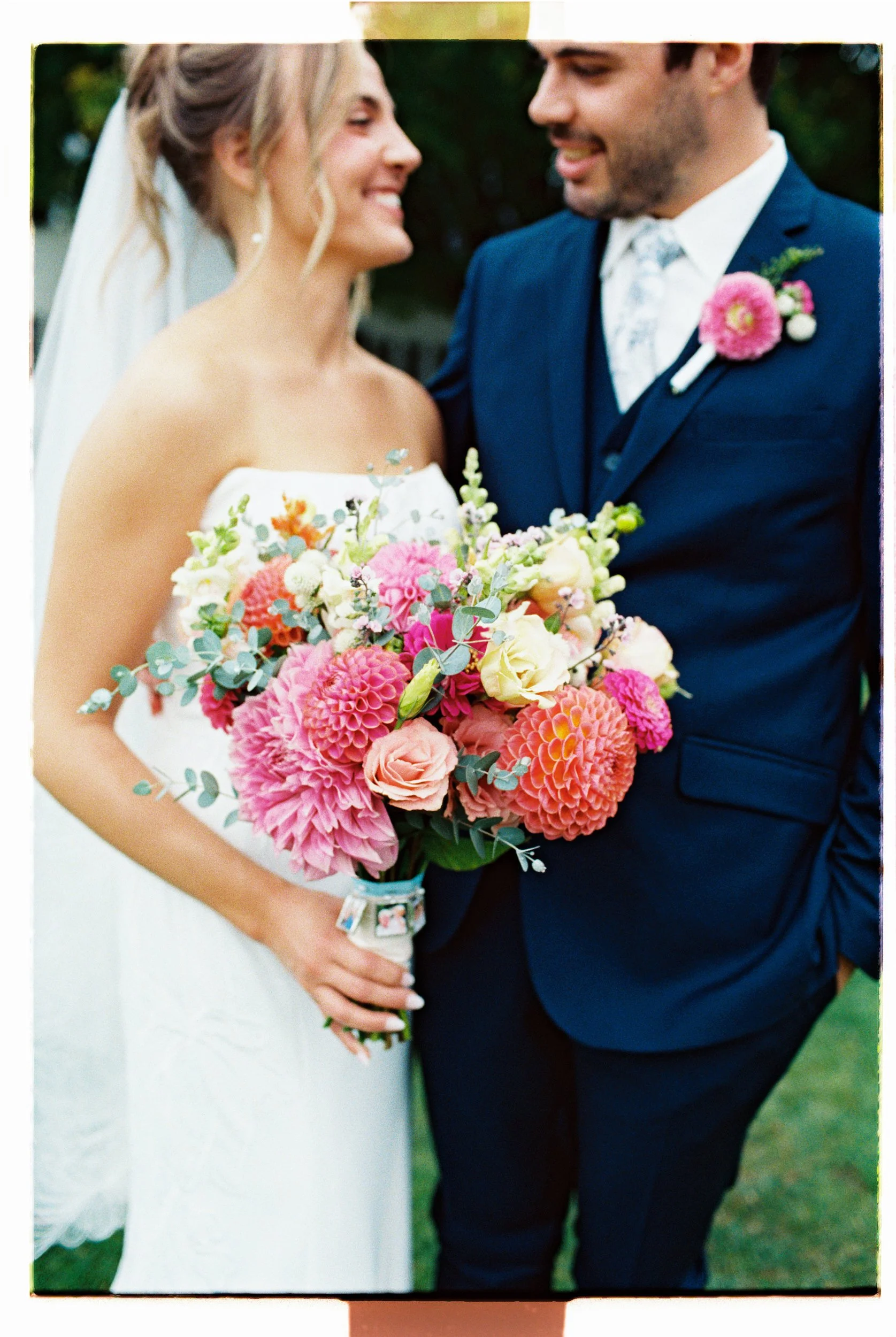 Bride and Groom Film Photography