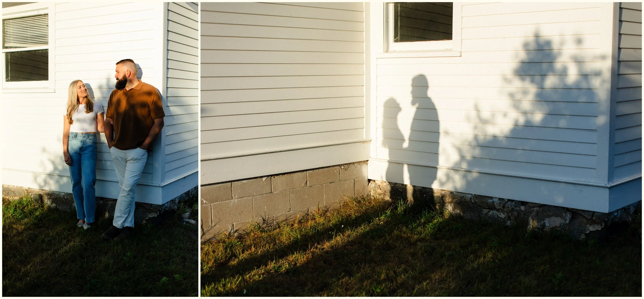 northern michigan sunset couples session