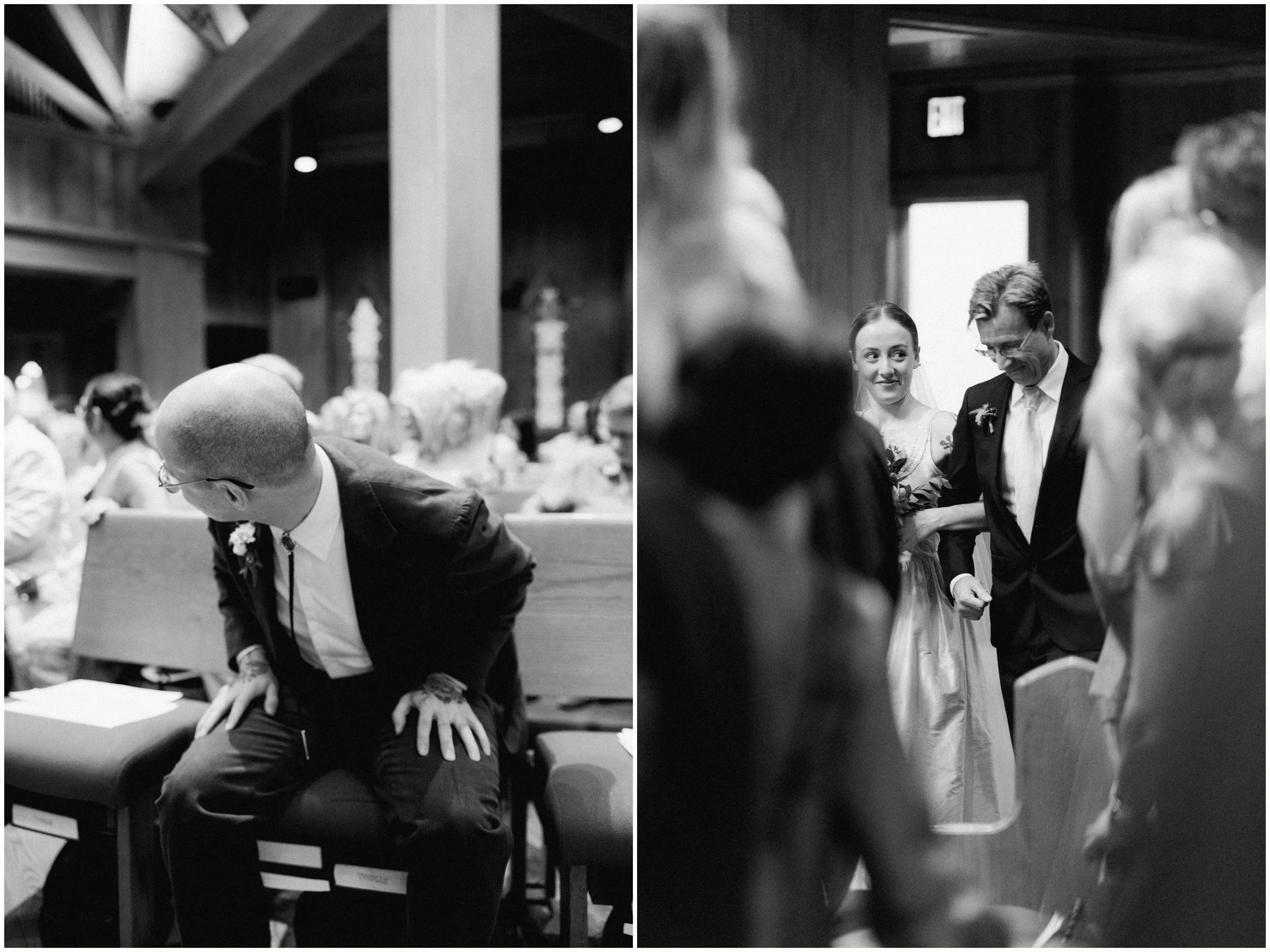 Eric and Lily church wedding
