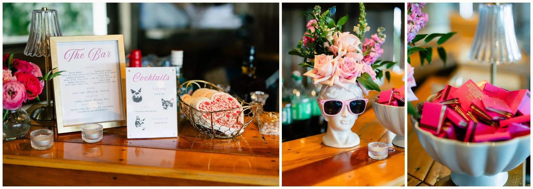 romantic wedding details
