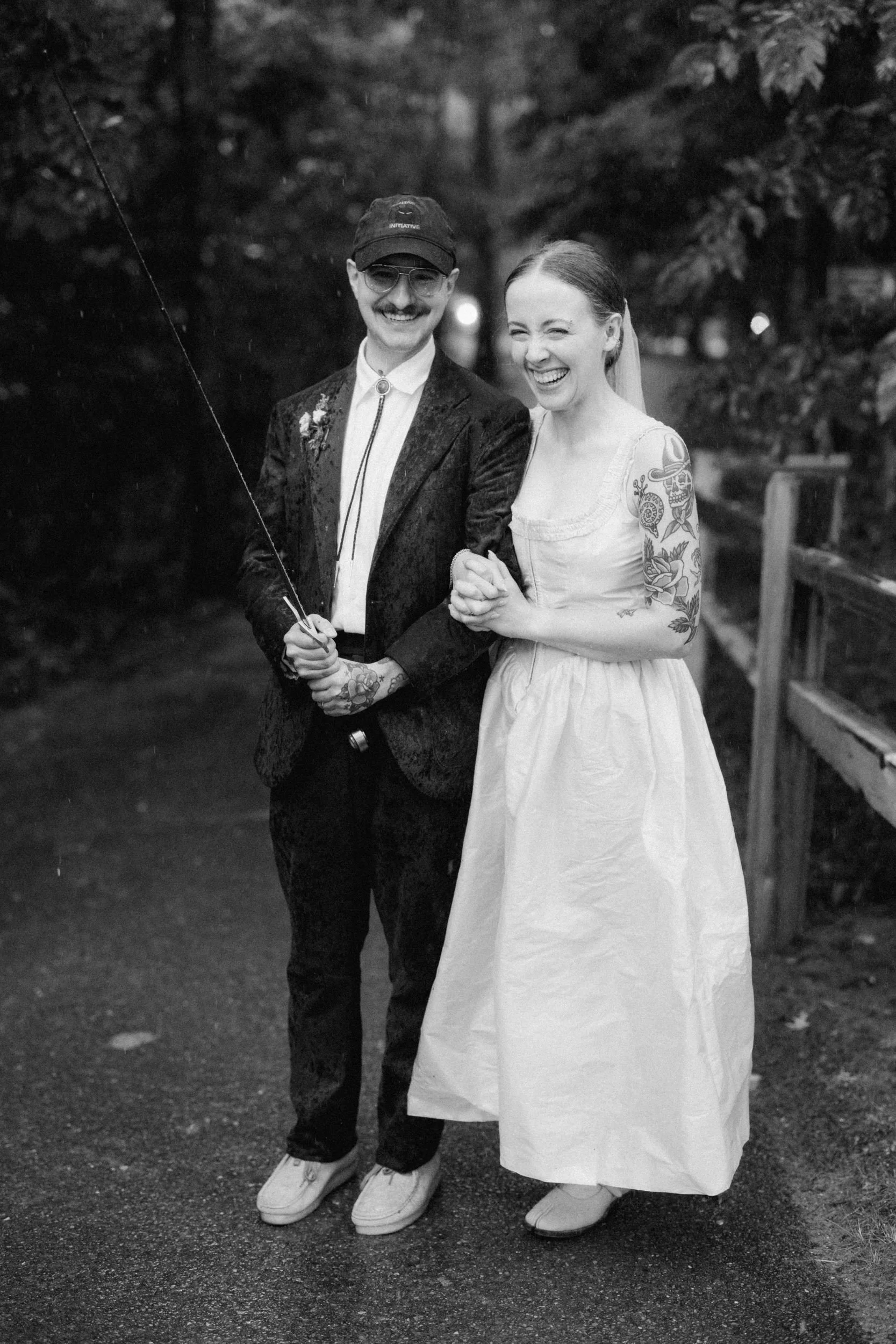 Bride and Groom with sword
