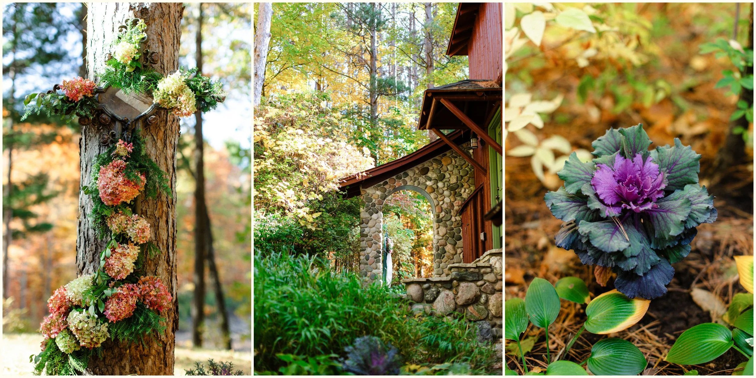 vintage fall wedding northern michigan