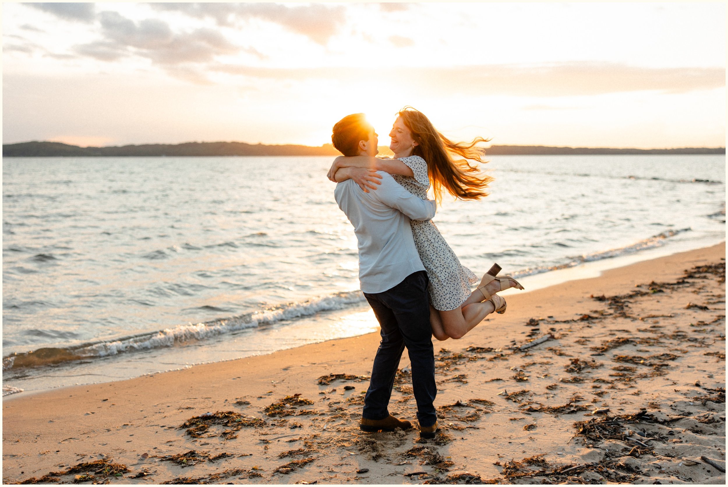 traverse city golden hour portraits