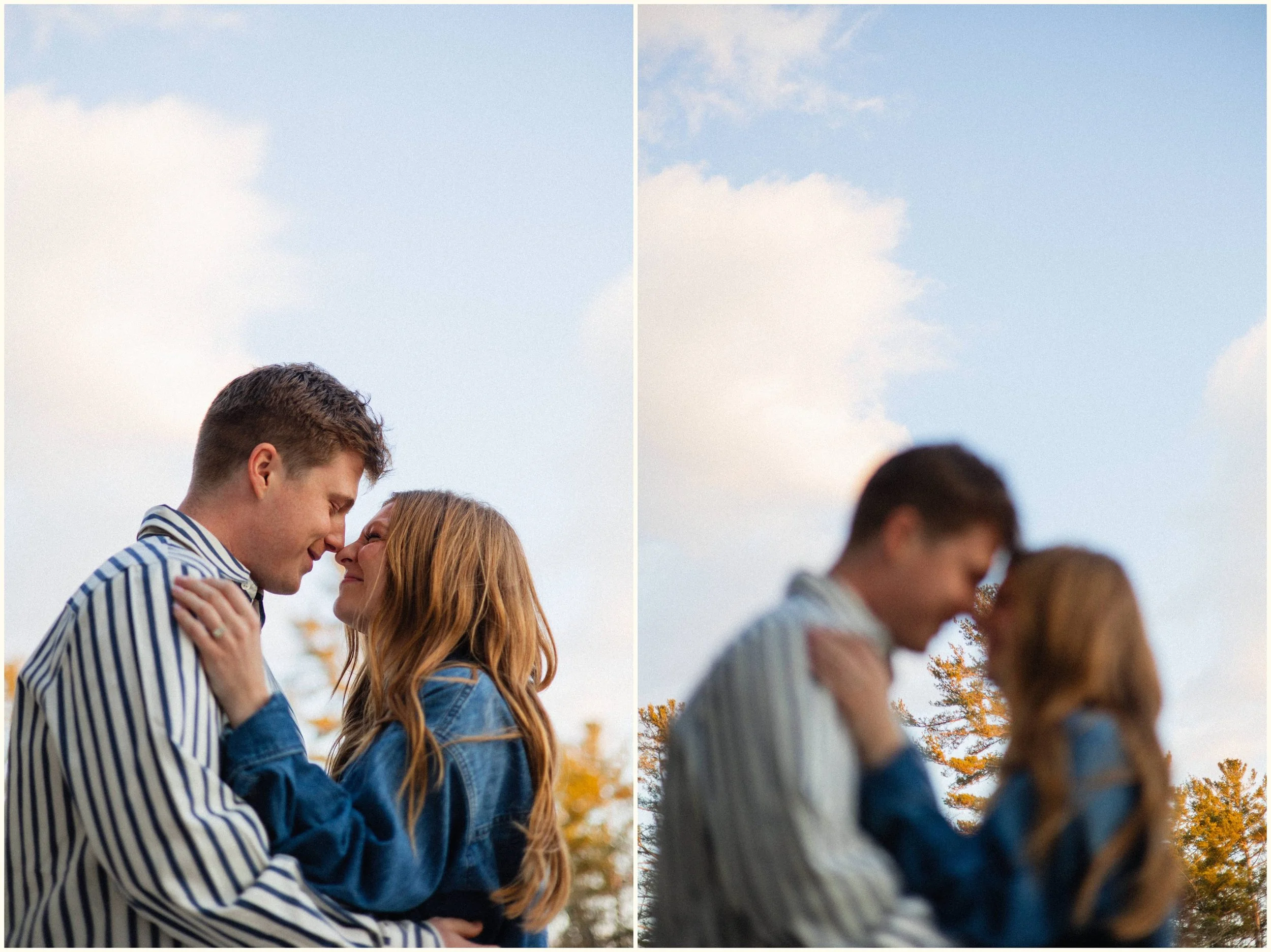Winter proposal photography