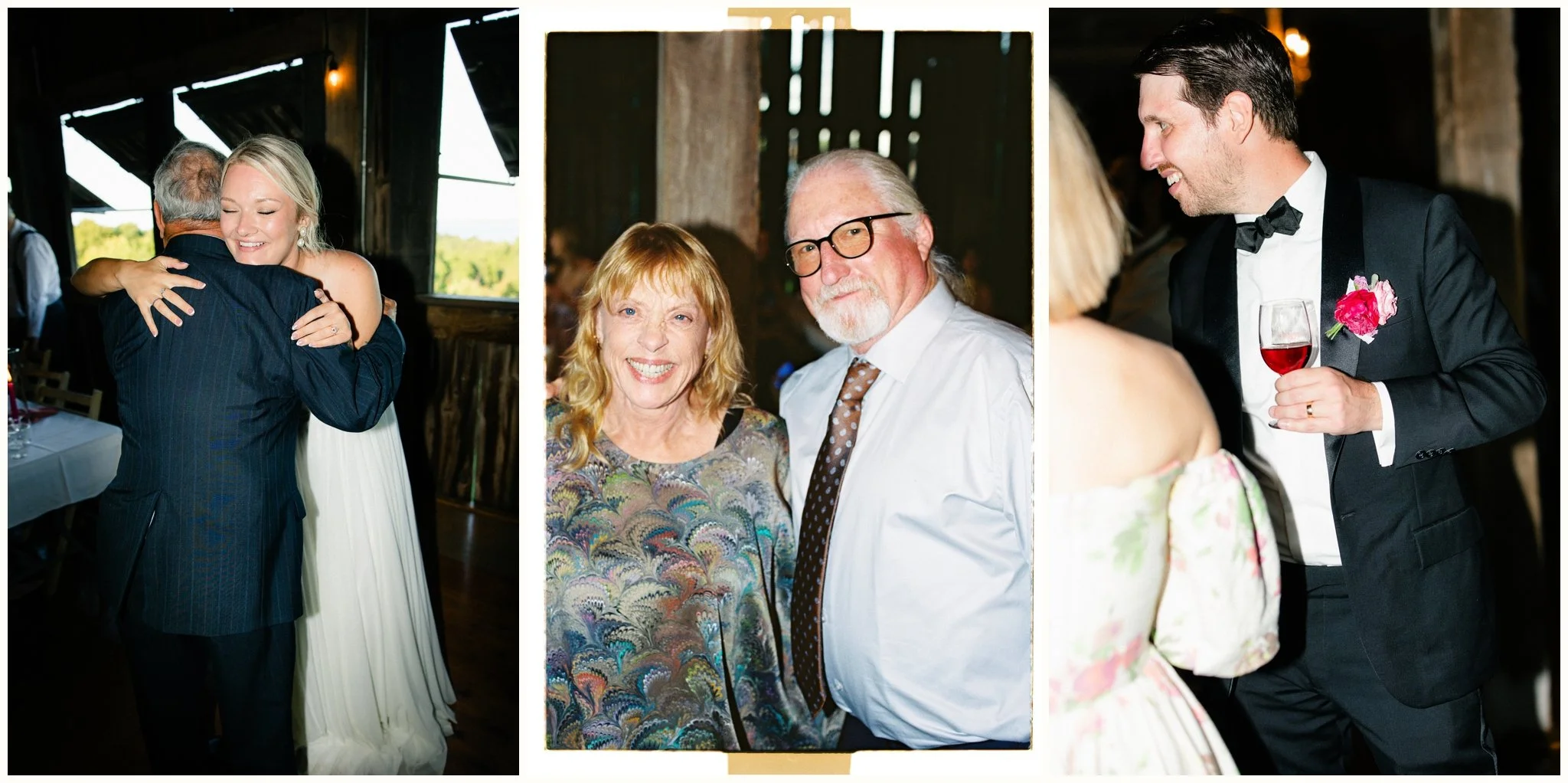 candid wedding reception moments