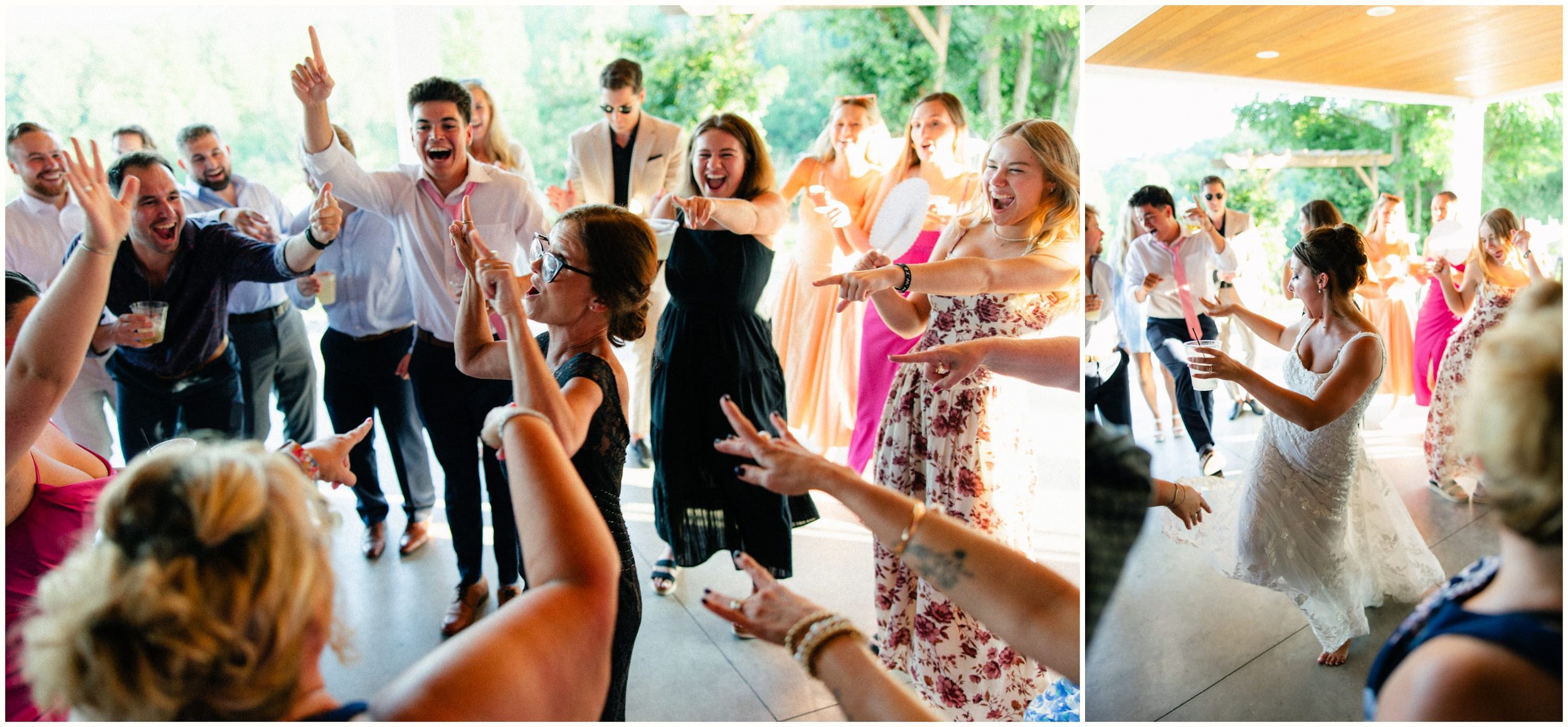 joyful wedding candids