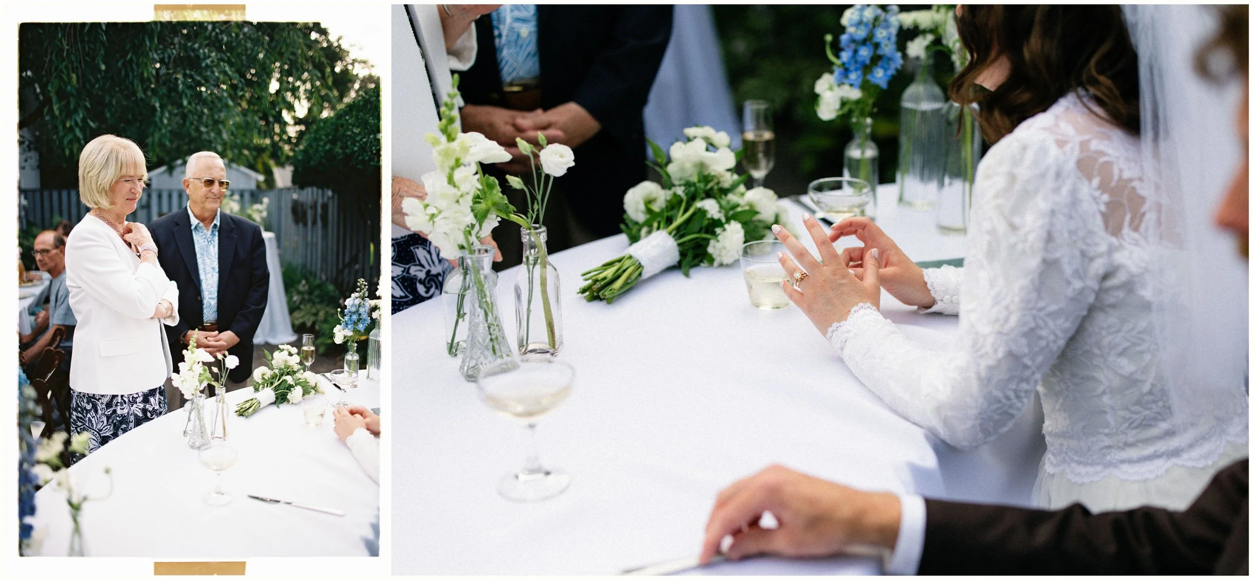 candid wedding guests moments