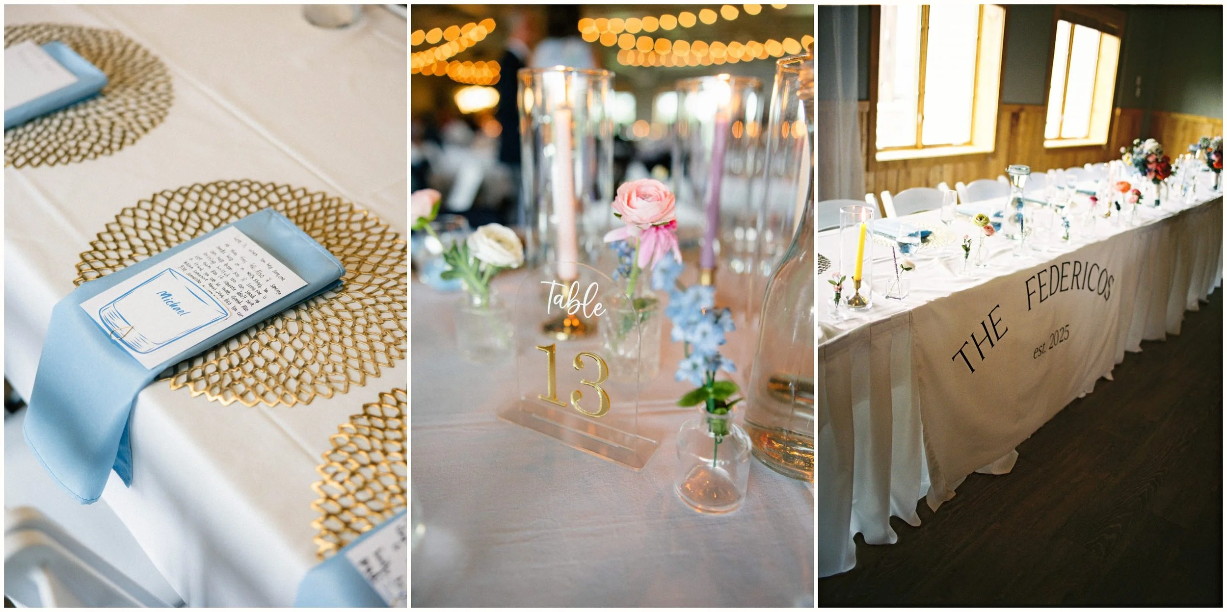 floral heavy wedding designs