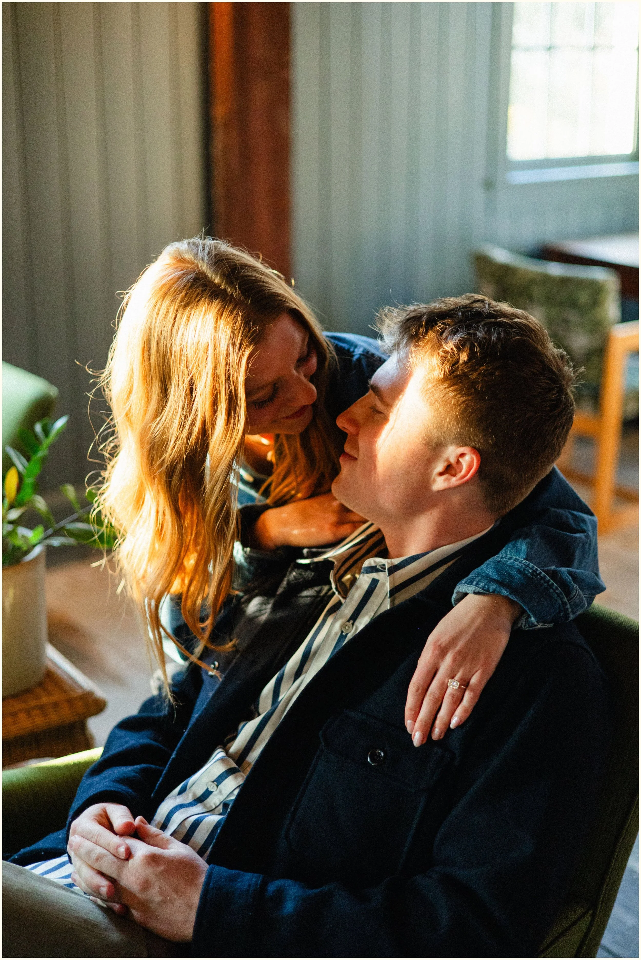Indoor Engagement Photography