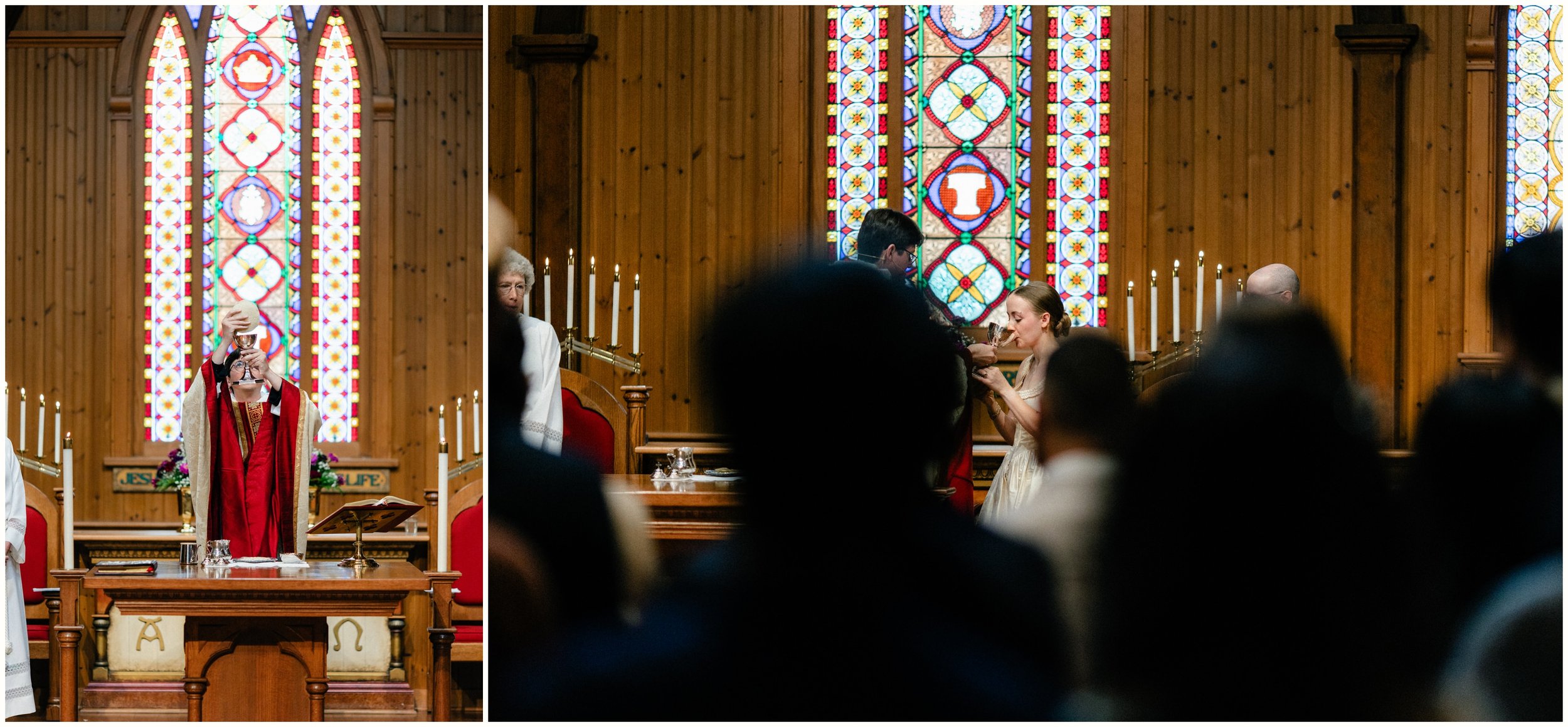Northern Michigan church wedding