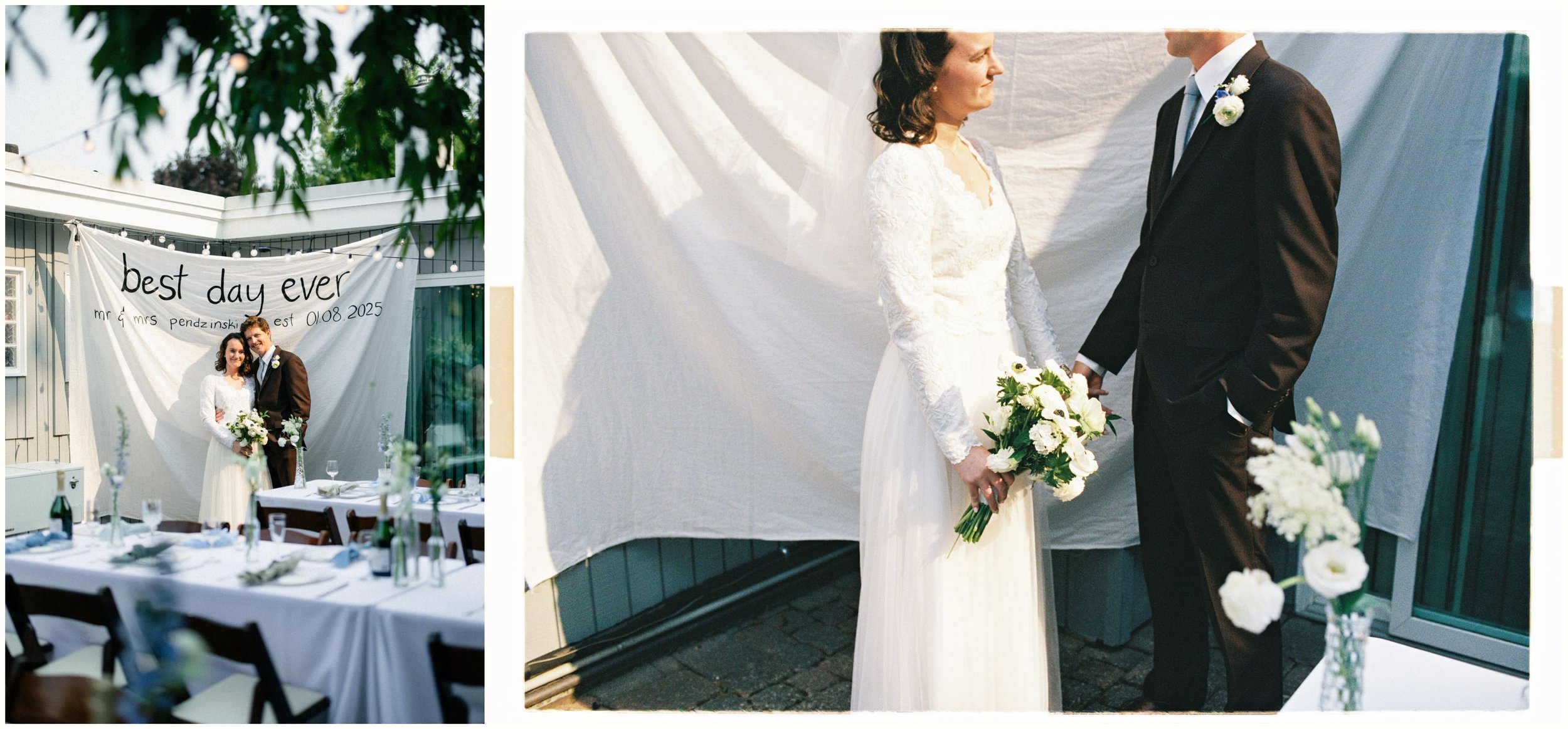 vintage traverse city wedding