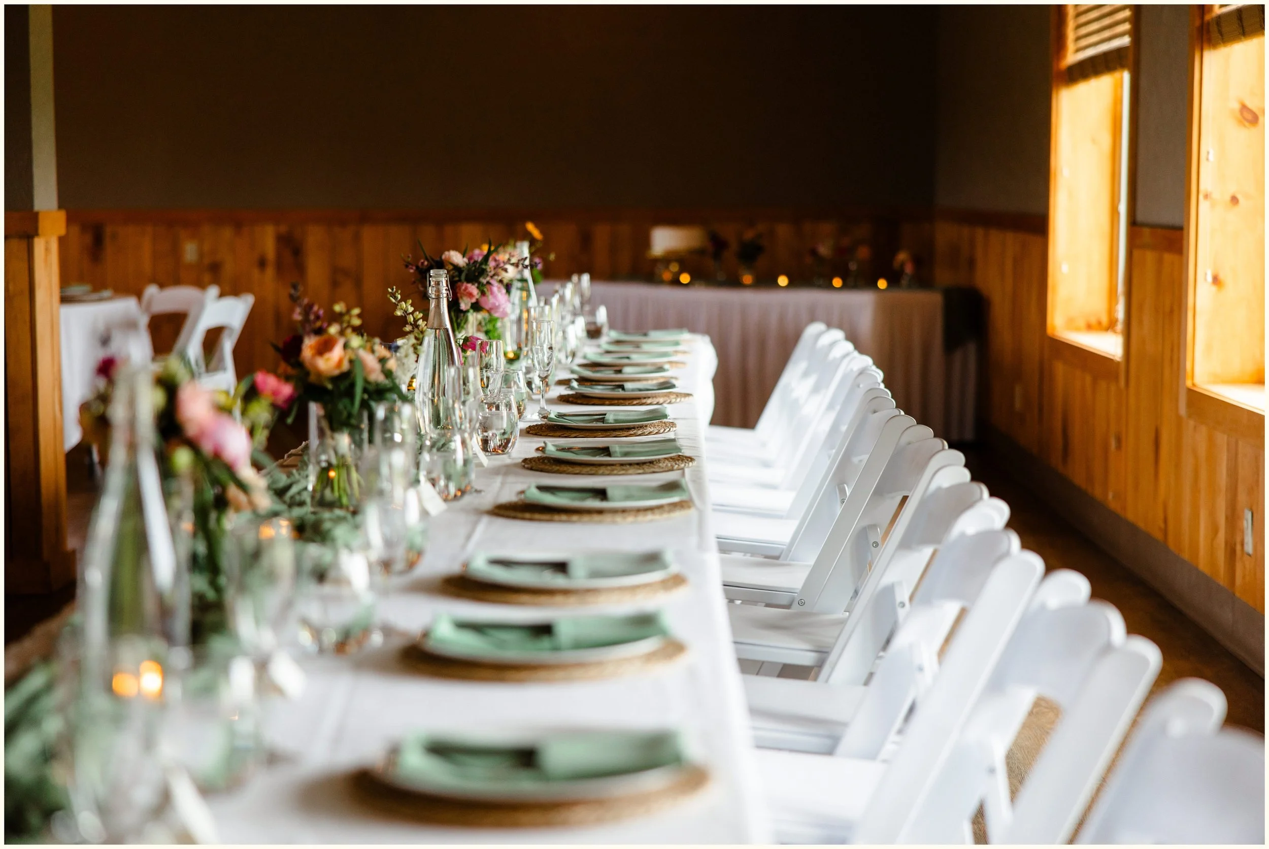 northern michigan wedding reception decorations