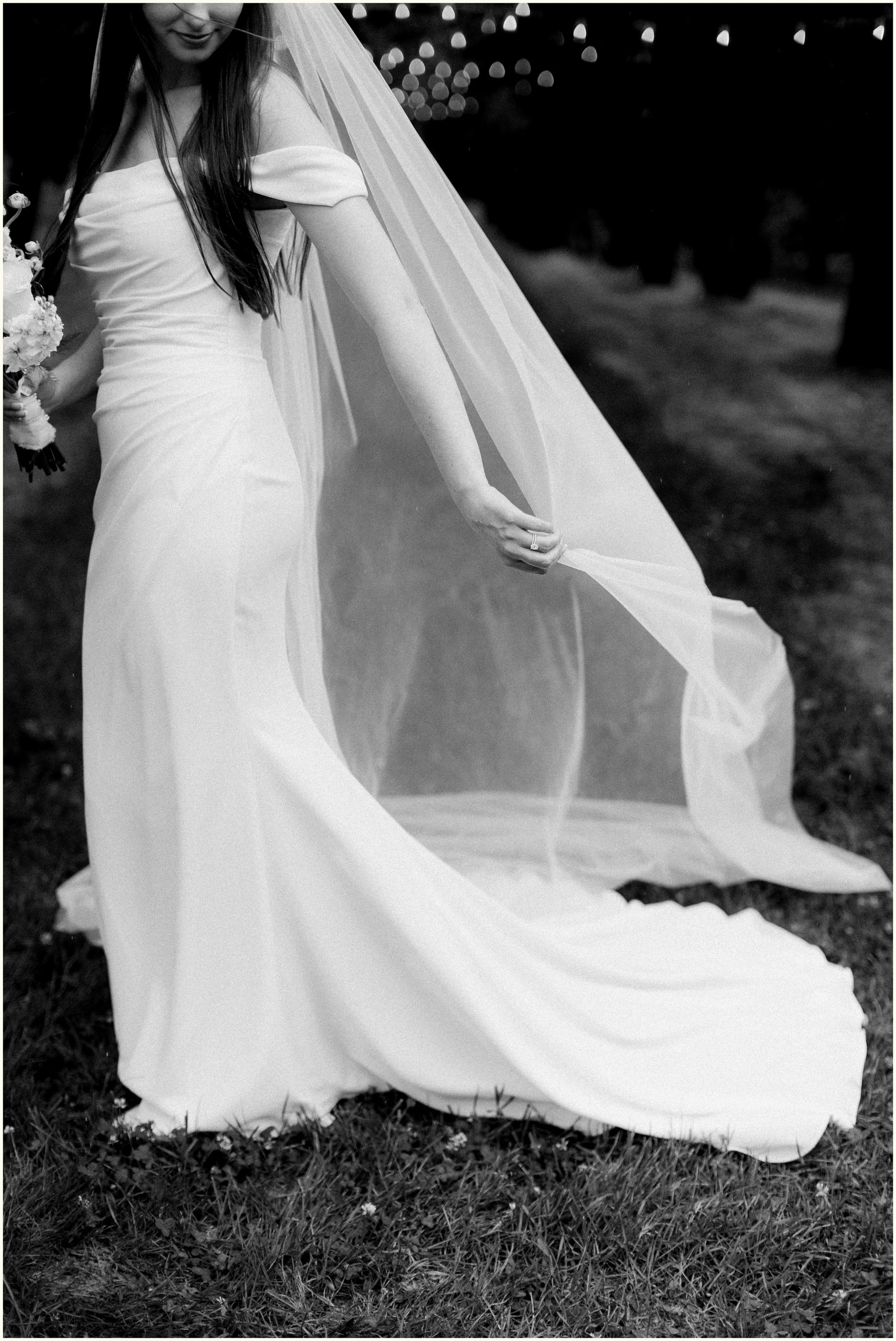 dramatic bridal portraits