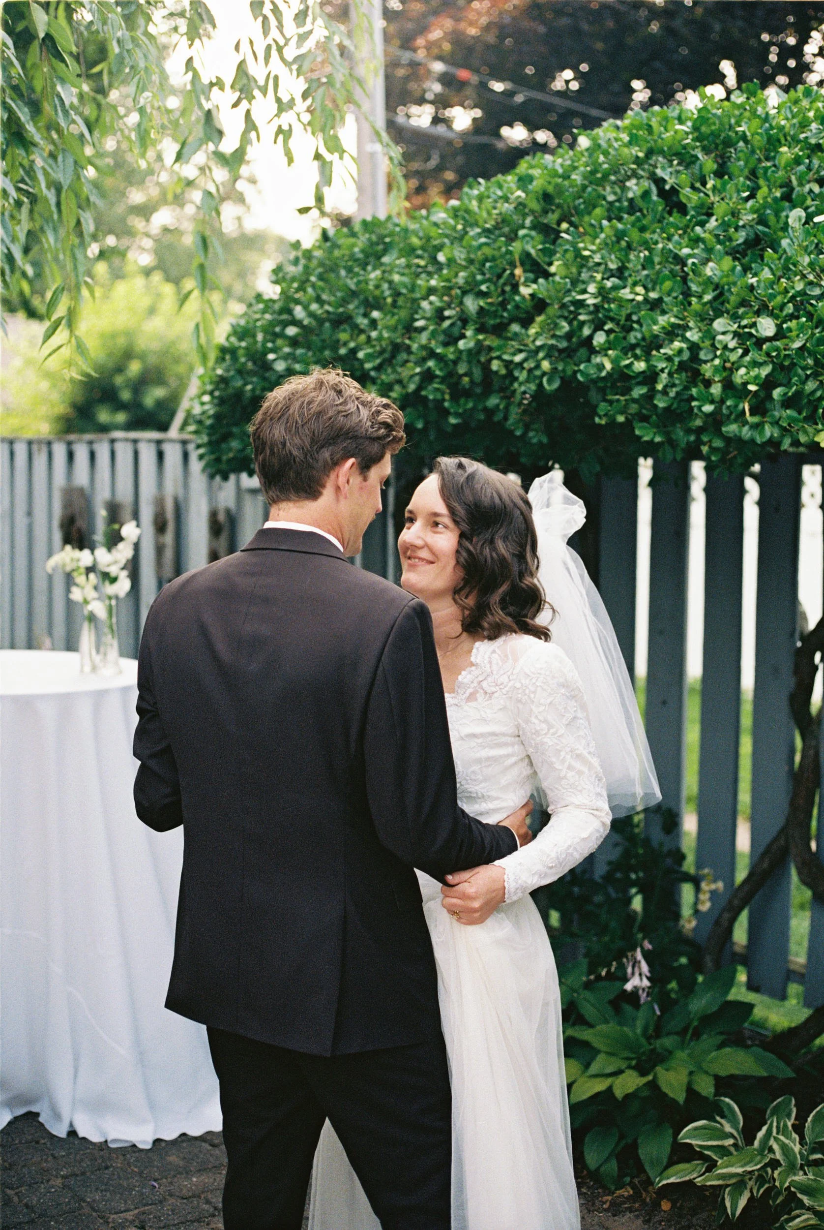 intimate backyard wedding traverse city