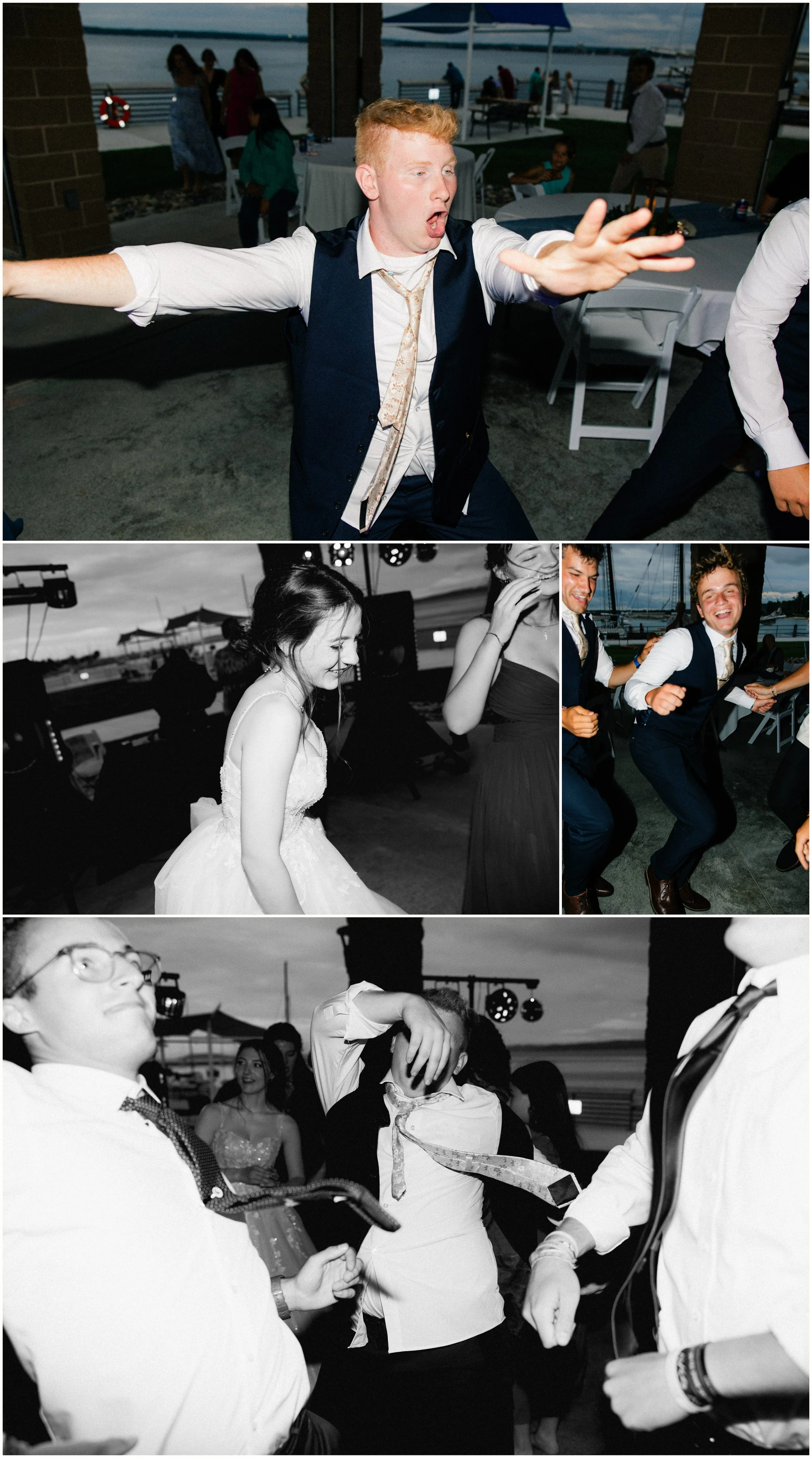 candid wedding reception traverse city