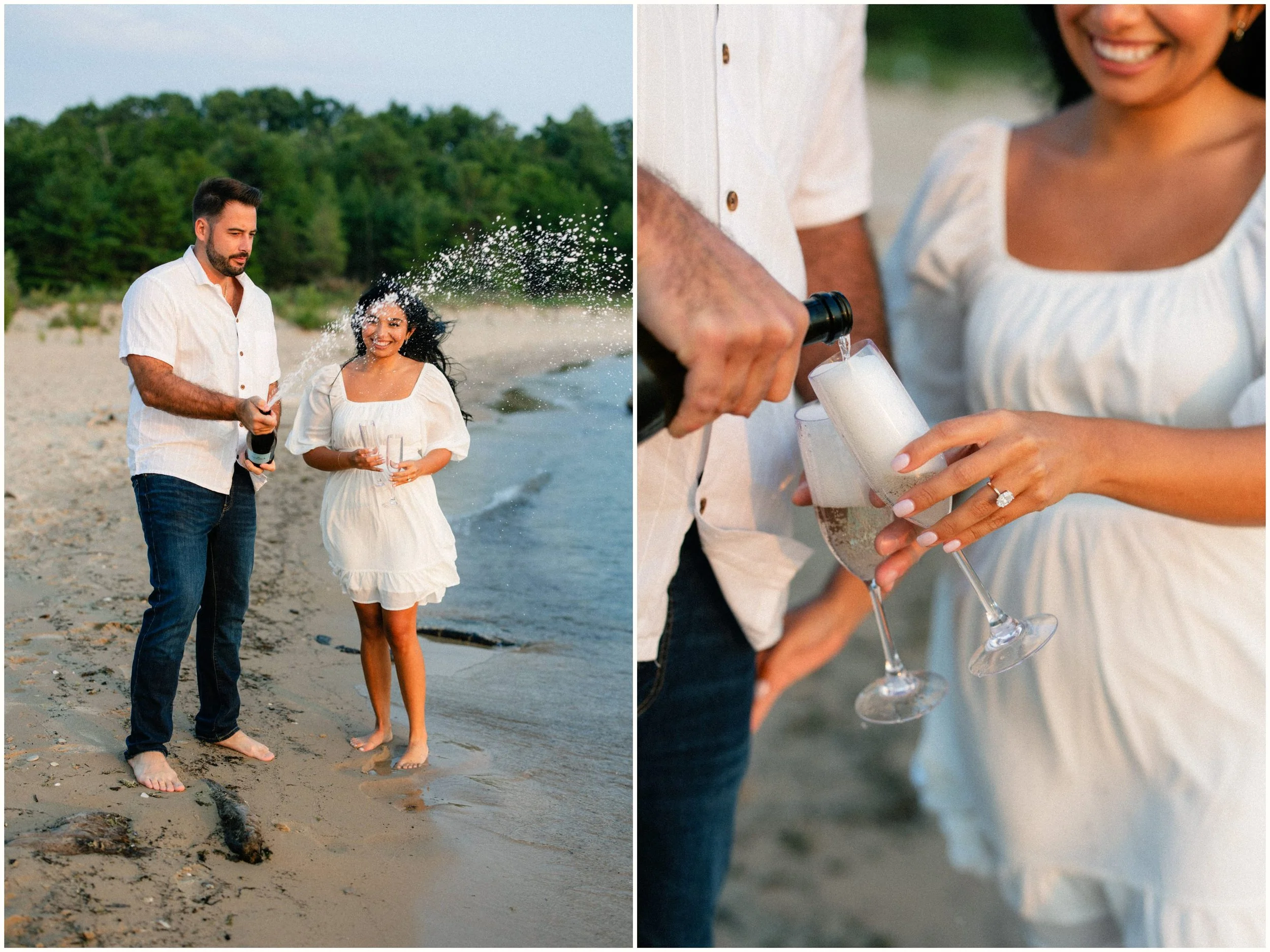 Champagne Toast Engagement