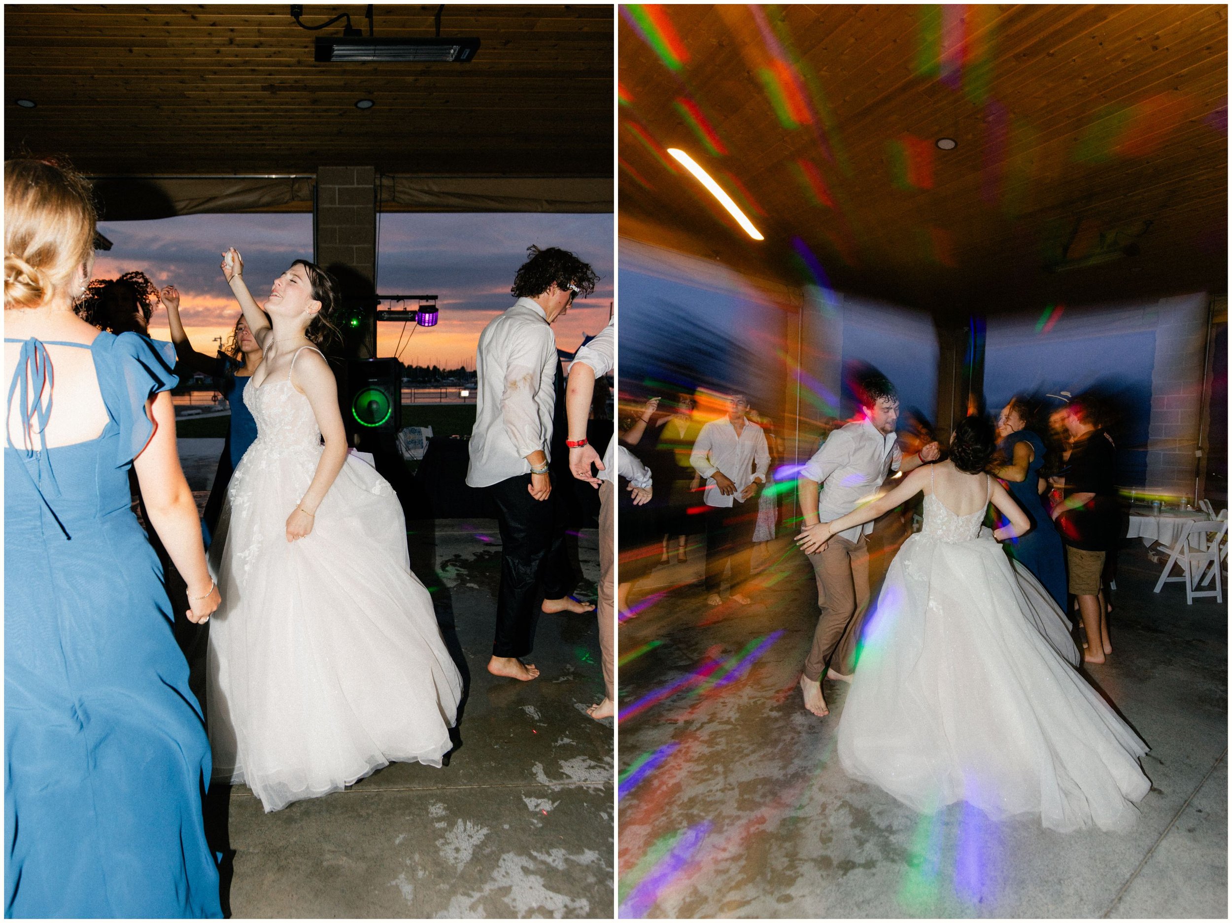 late night wedding photos