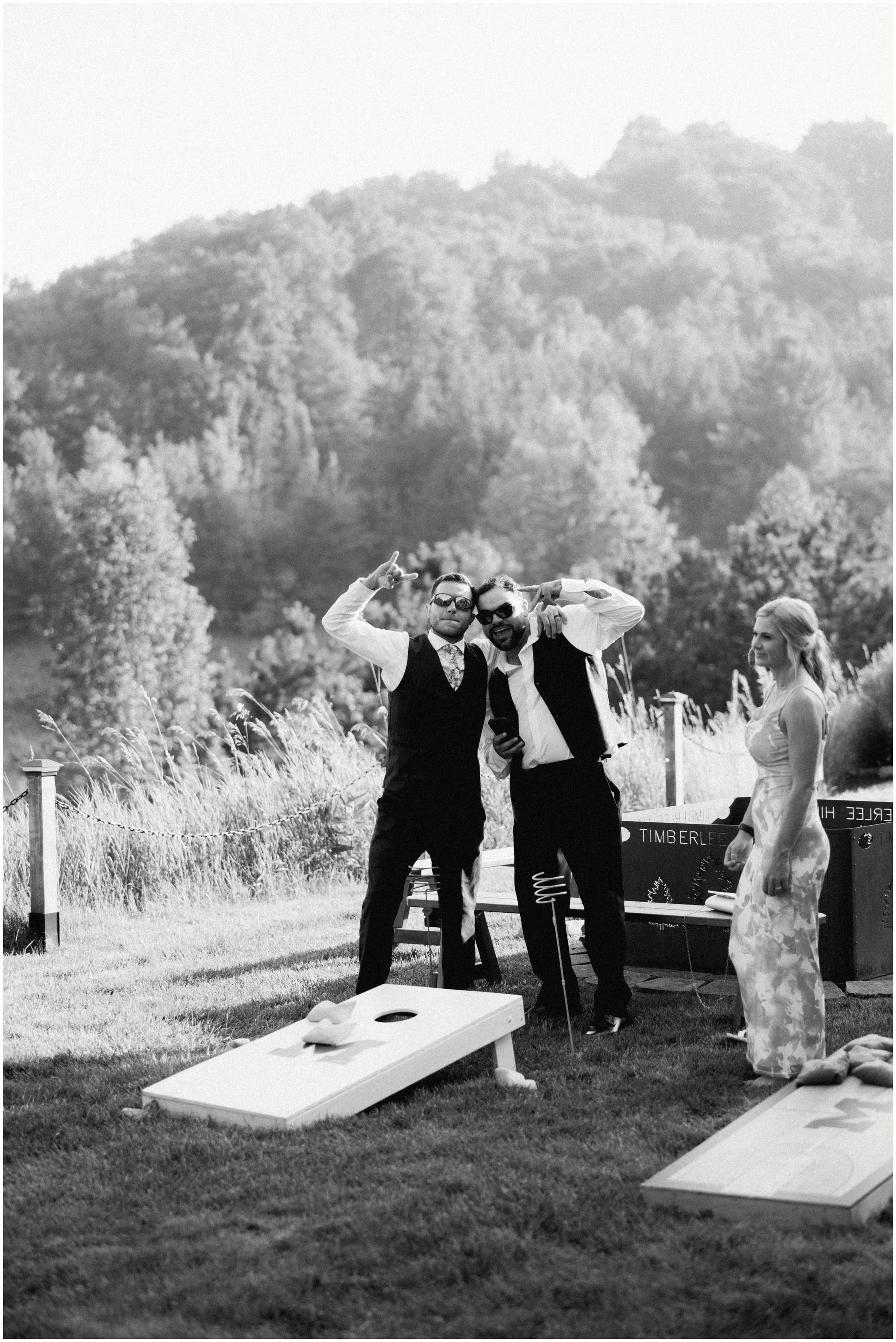 northern michigan wedding reception candids