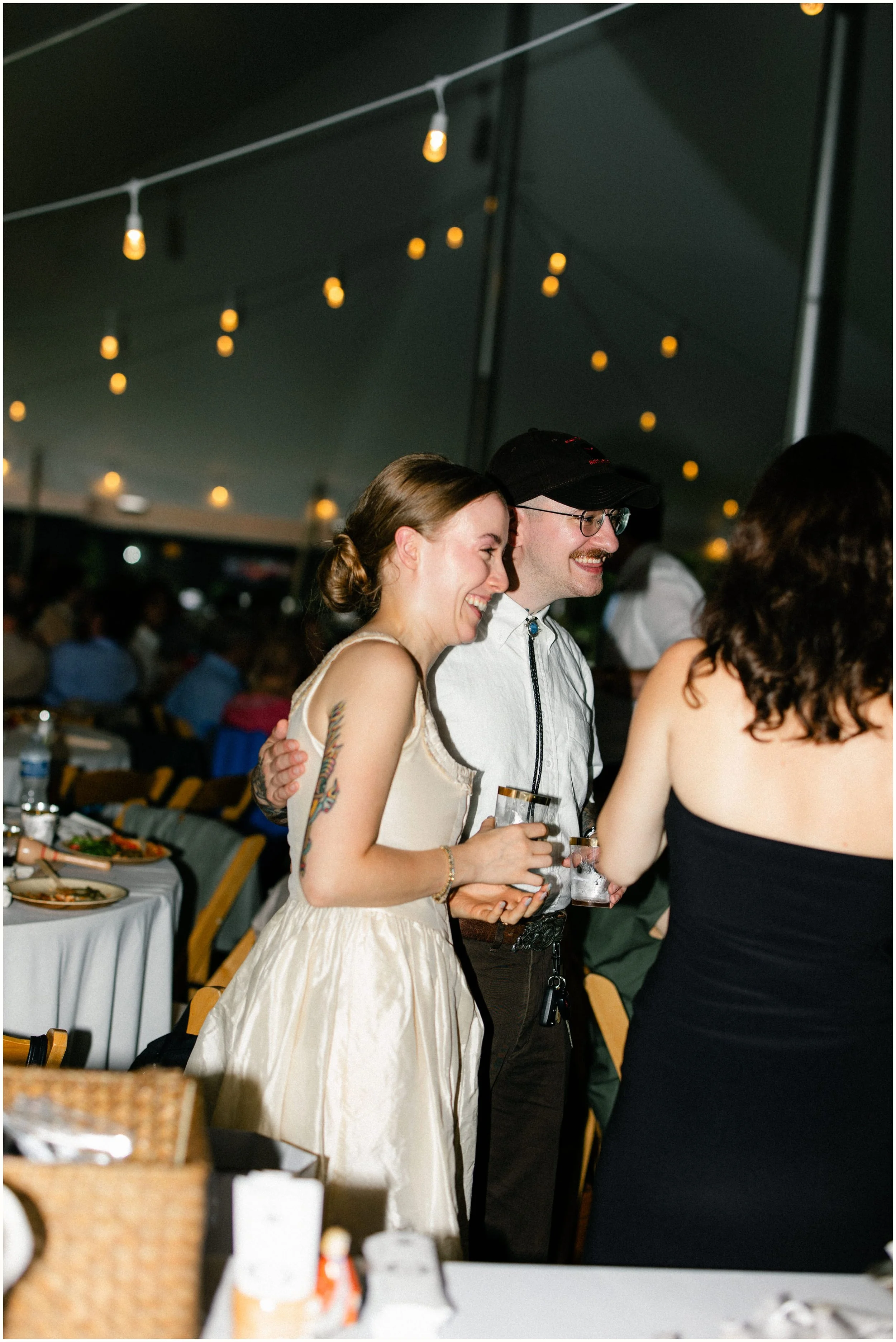 Wedding Reception candids flash photography