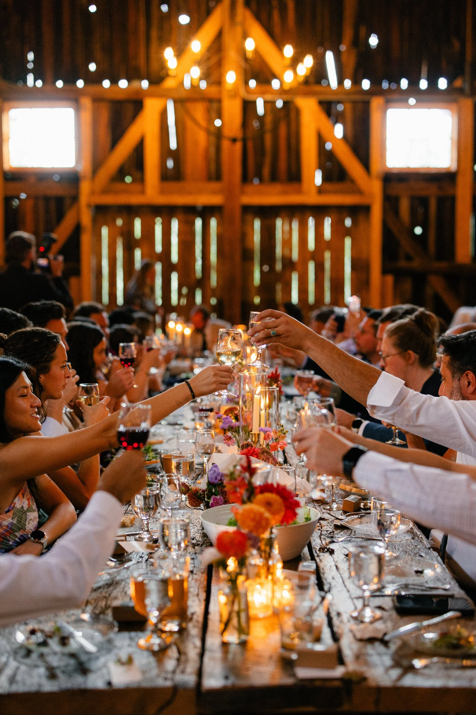 Suttons Bay Wedding Reception Toast
